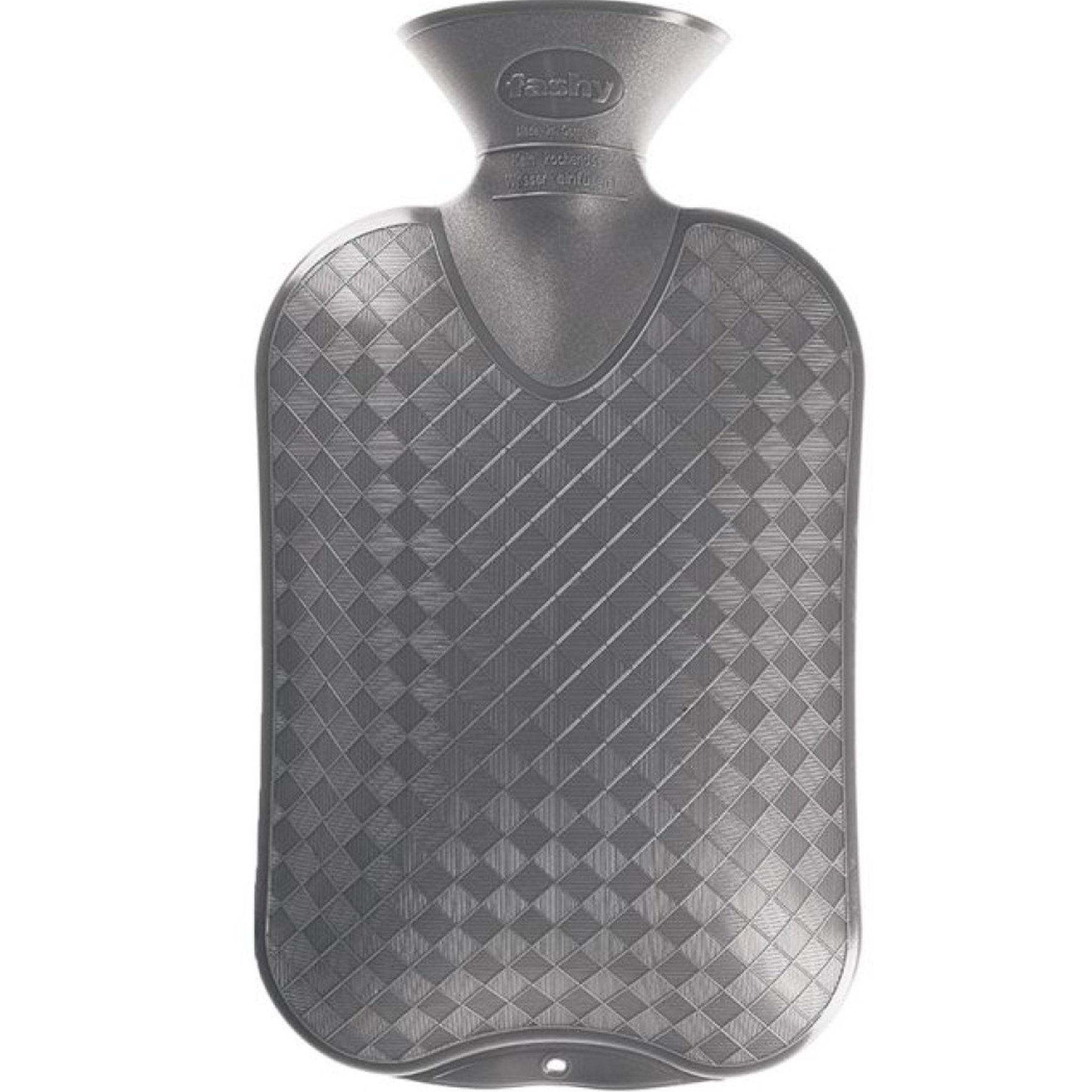 Fashy Fashy Hot Water Bottle Γκρι 2Lt Οικολογική Πλαστική Θερμοφόρα Νερού 1 Τεμάχιο