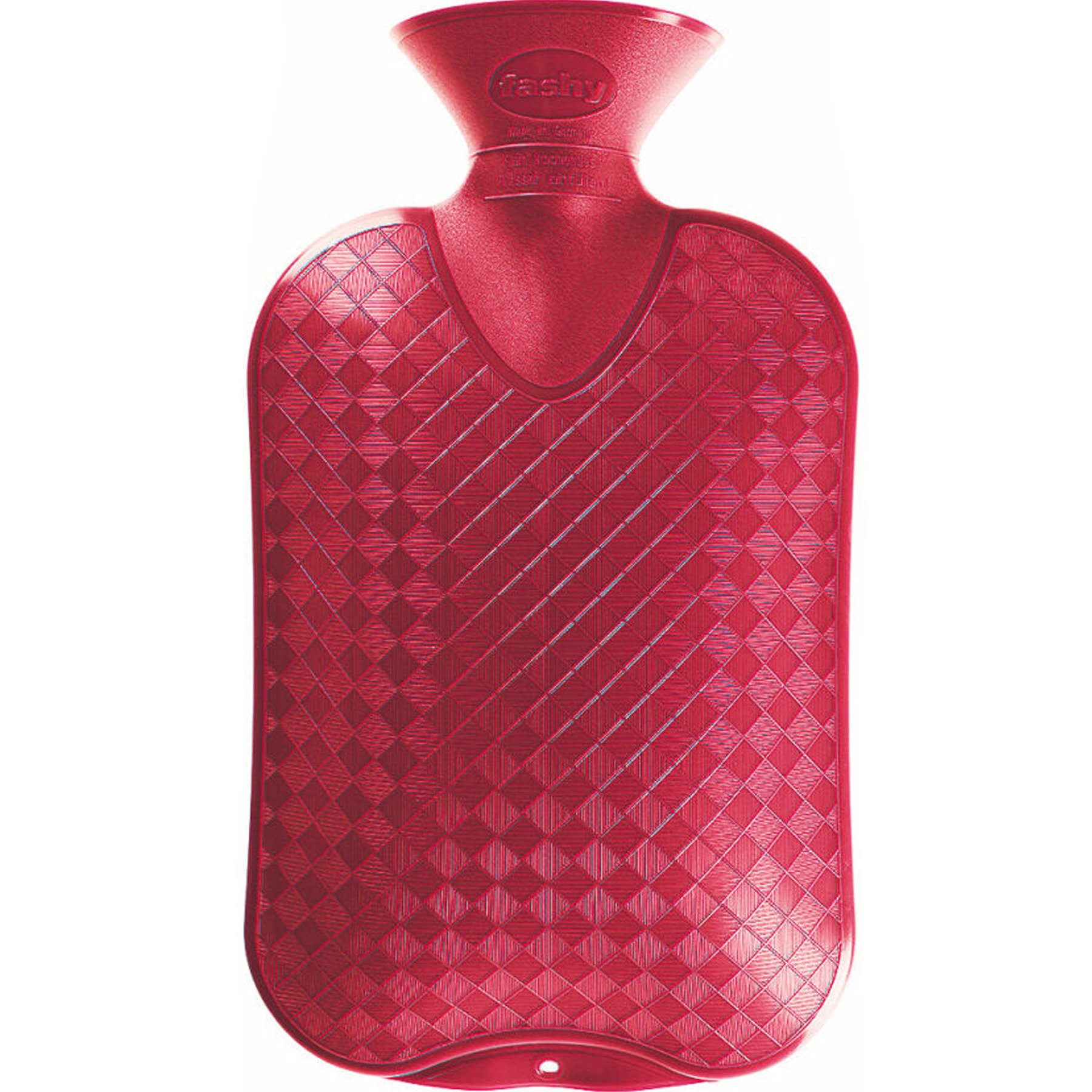 Fashy Fashy Hot Water Bottle Κόκκινο 2Lt Οικολογική Πλαστική Θερμοφόρα Νερού 1 Τεμάχιο