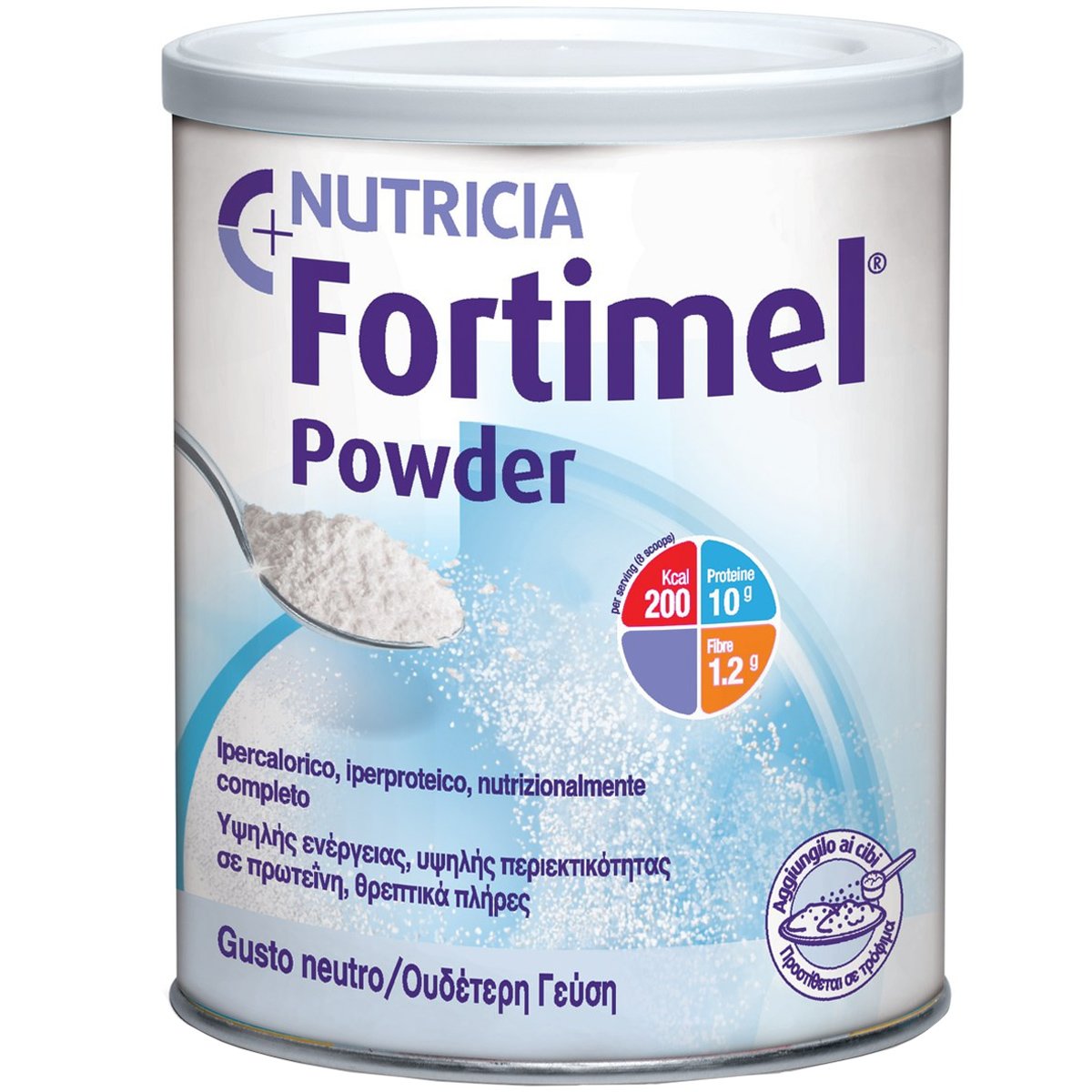 Nutricia Nutricia Fortimel Powder Θρεπτικό Σκεύασμα σε Μορφή Σκόνης Υψηλής Περιεκτικότητας σε Πρωτεΐνη & Θρεπτικά Συστατικά, Ουδέτερη Γεύση 335g