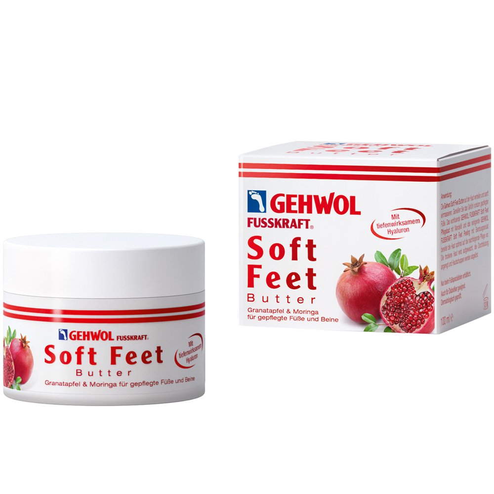 Gehwol Gehwol Fusskraft Soft Feet Butter Θρεπτικό, Ενυδατικό Βούτυρο Ποδιών με Εκχύλισμα Ροδιού 100ml