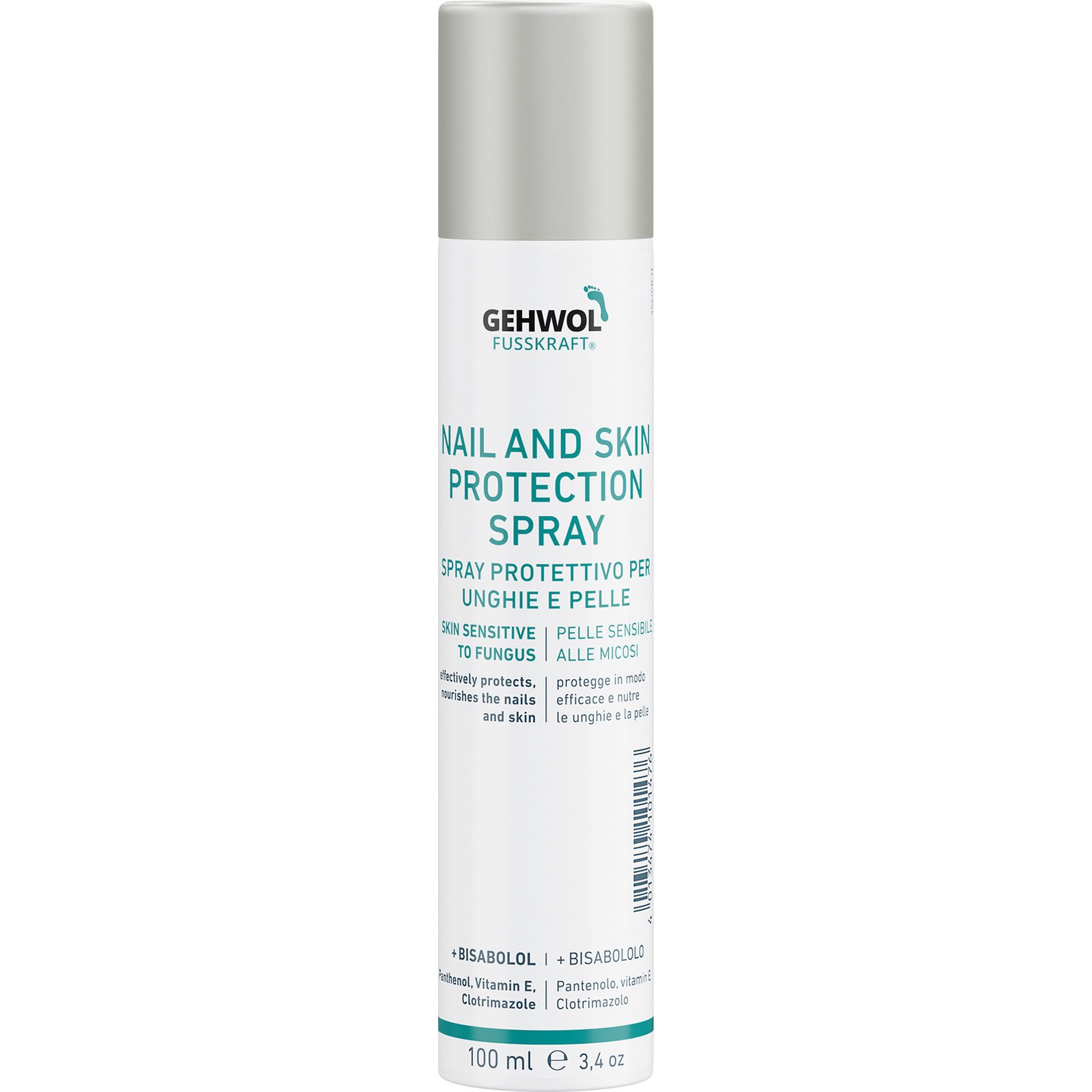 Gehwol Gehwol Fusskraft Nail & Skin Protection Spray 100ml,Αντιμυκητιασικό Spray με Προστατευτική Δράση για Νύχια & Δέρμα