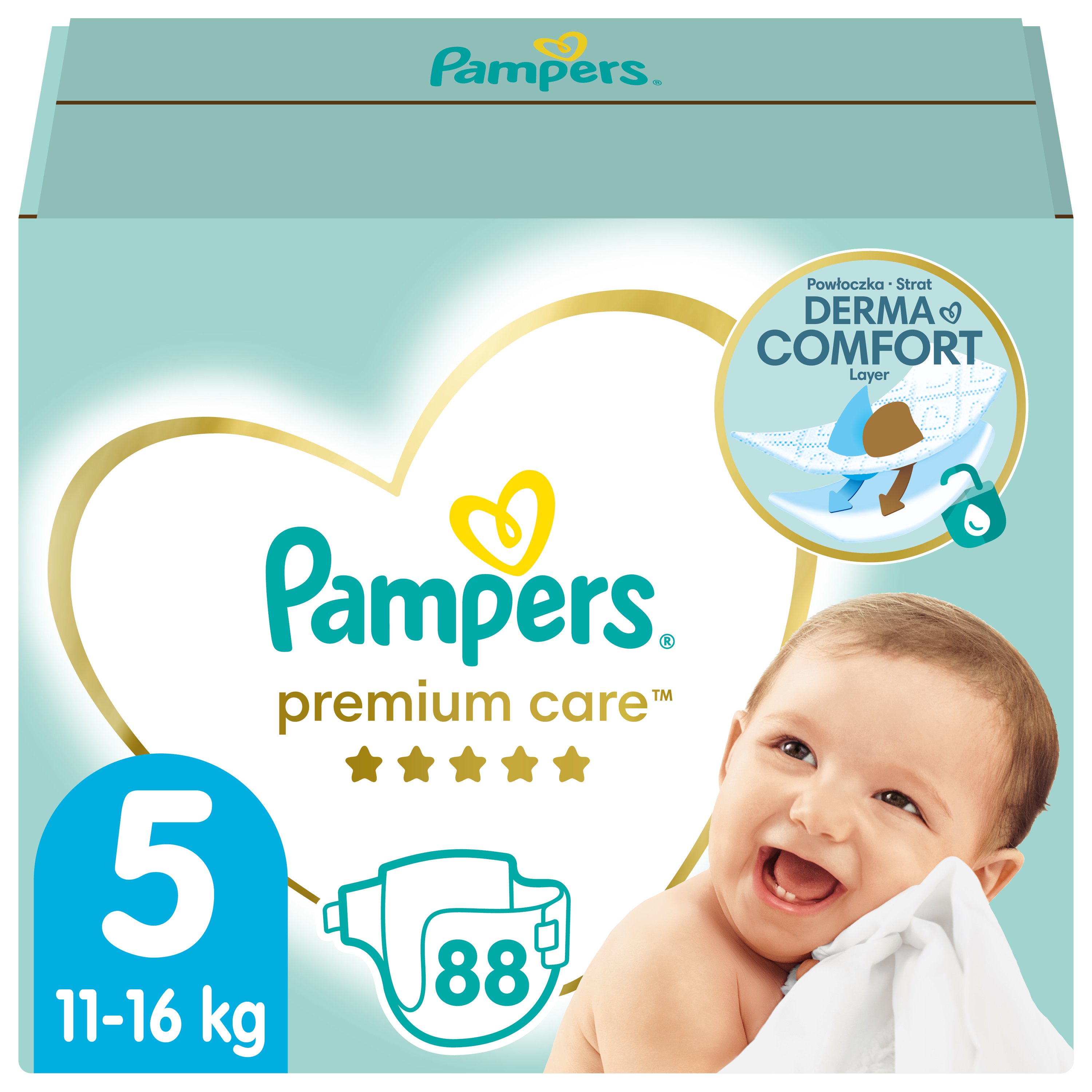 Pampers Premium Care No5 Maxi Plus (11-16kg) 88 πάνες