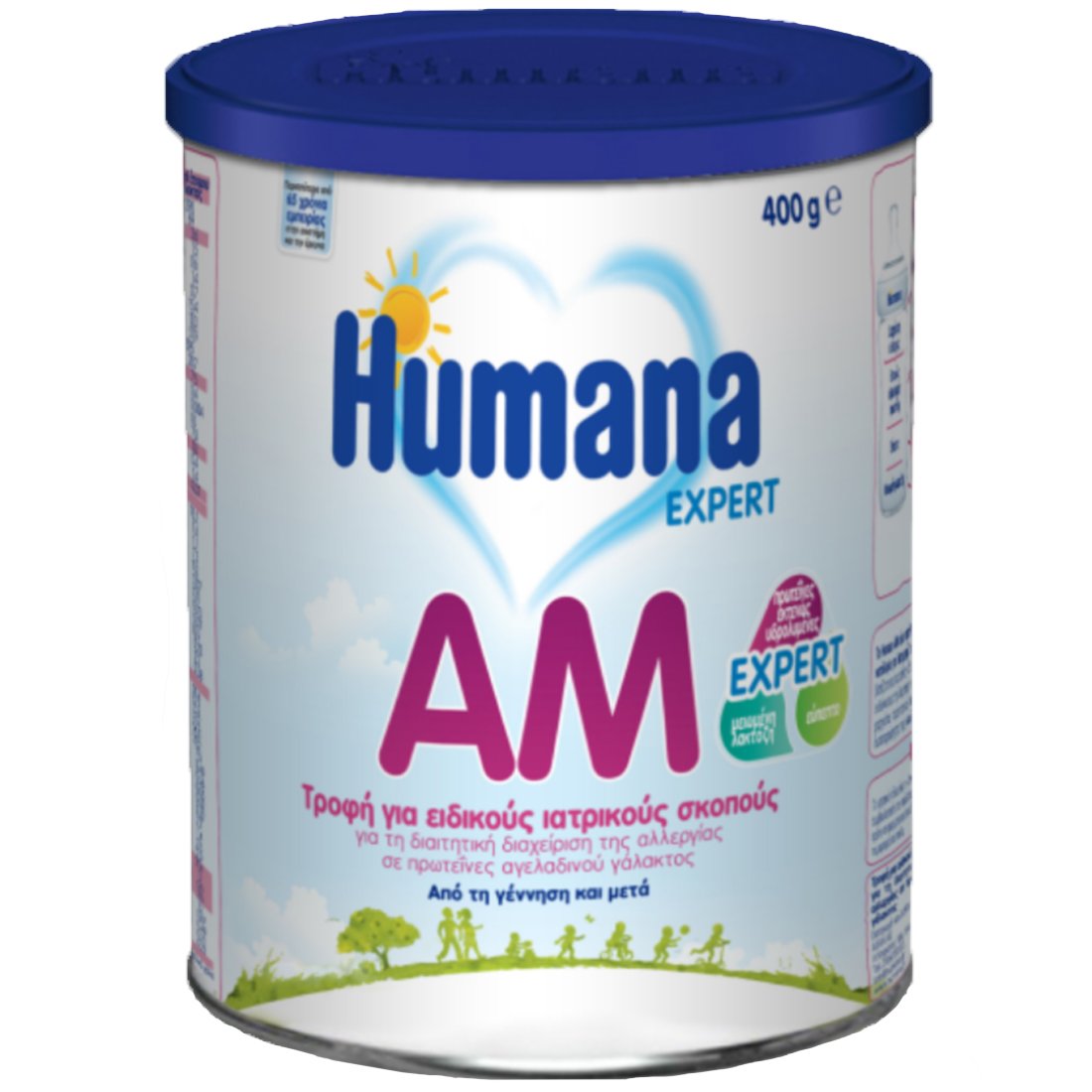 Humana AM Expert 400gr Ειδικό Τρόφιμο για τη Διατροφική Διαχείριση της Αλλεργίας στην Πρωτεΐνη του Αγελαδινού Γάλακτος στα Βρέφη από τη Γέννηση & Μετά 400gr φωτογραφία