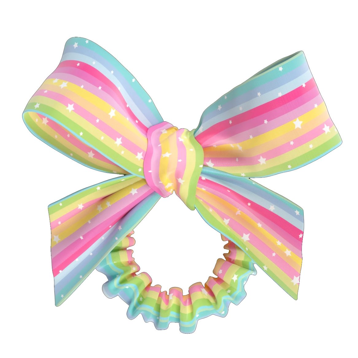 Invisibobble Kids Slim Sprunchie with Bow, Let‘s Chase Rainbows Παιδικό Λαστιχάκι Μαλλιών με Φιόγκο & Υπέροχα Μοτίβα 1Τεμάχιο φωτογραφία