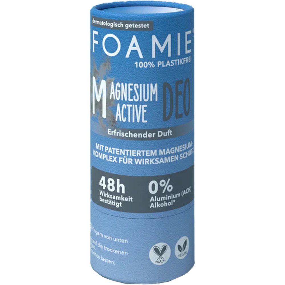 Foamie Foamie Magnesium Active Refresh Deodorant Stick Ανδρικό Αποσμητικό σε Μορφή Στικ με Ενεργό Μαγνήσιο 40g