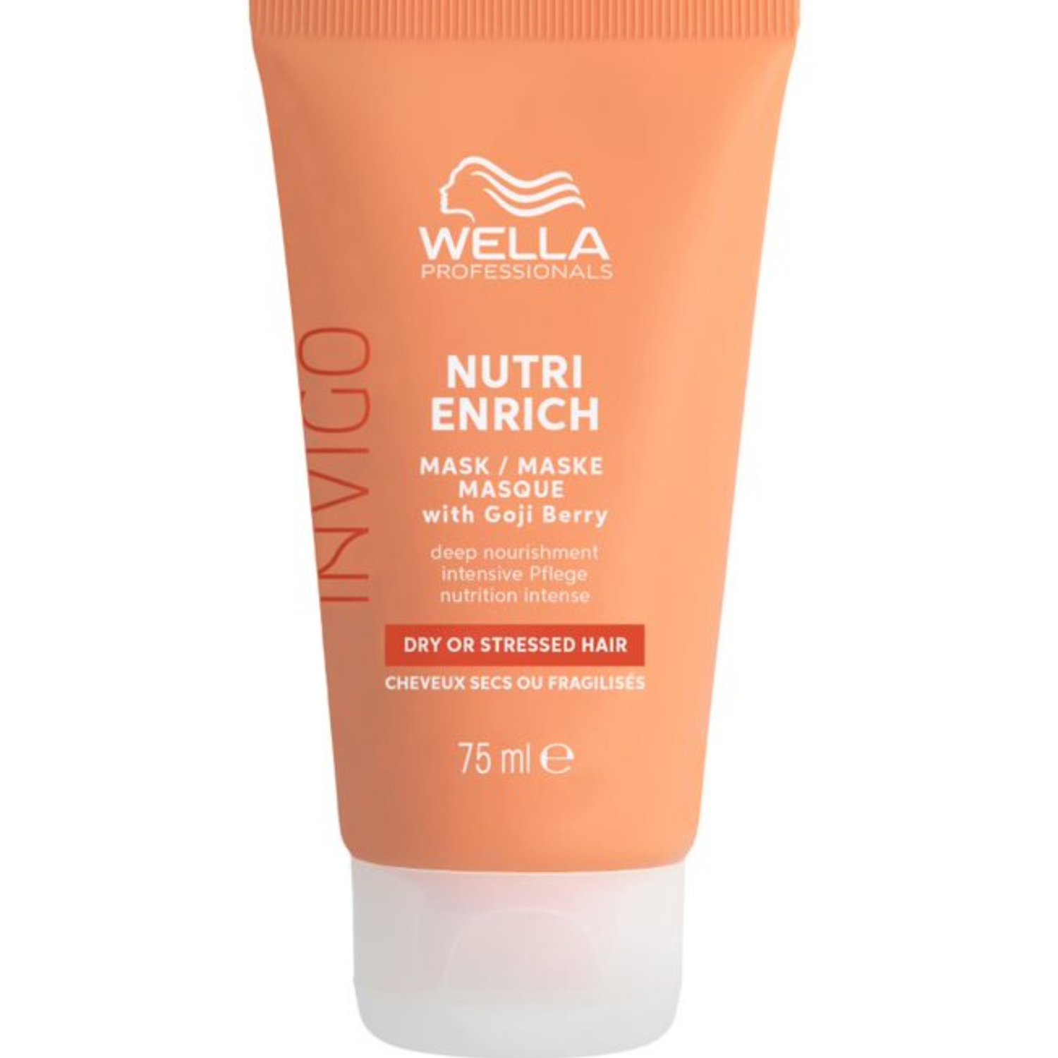 Wella Wella Professionals Invigo Nutri Enrich Deep Nourishment Mask with Goji Berry for Dry or Stressed Hair Μάσκα Βαθιάς Θρέψης για Ξηρά & Ταλαιπωρημένα Μαλλιά Travel Size 75ml