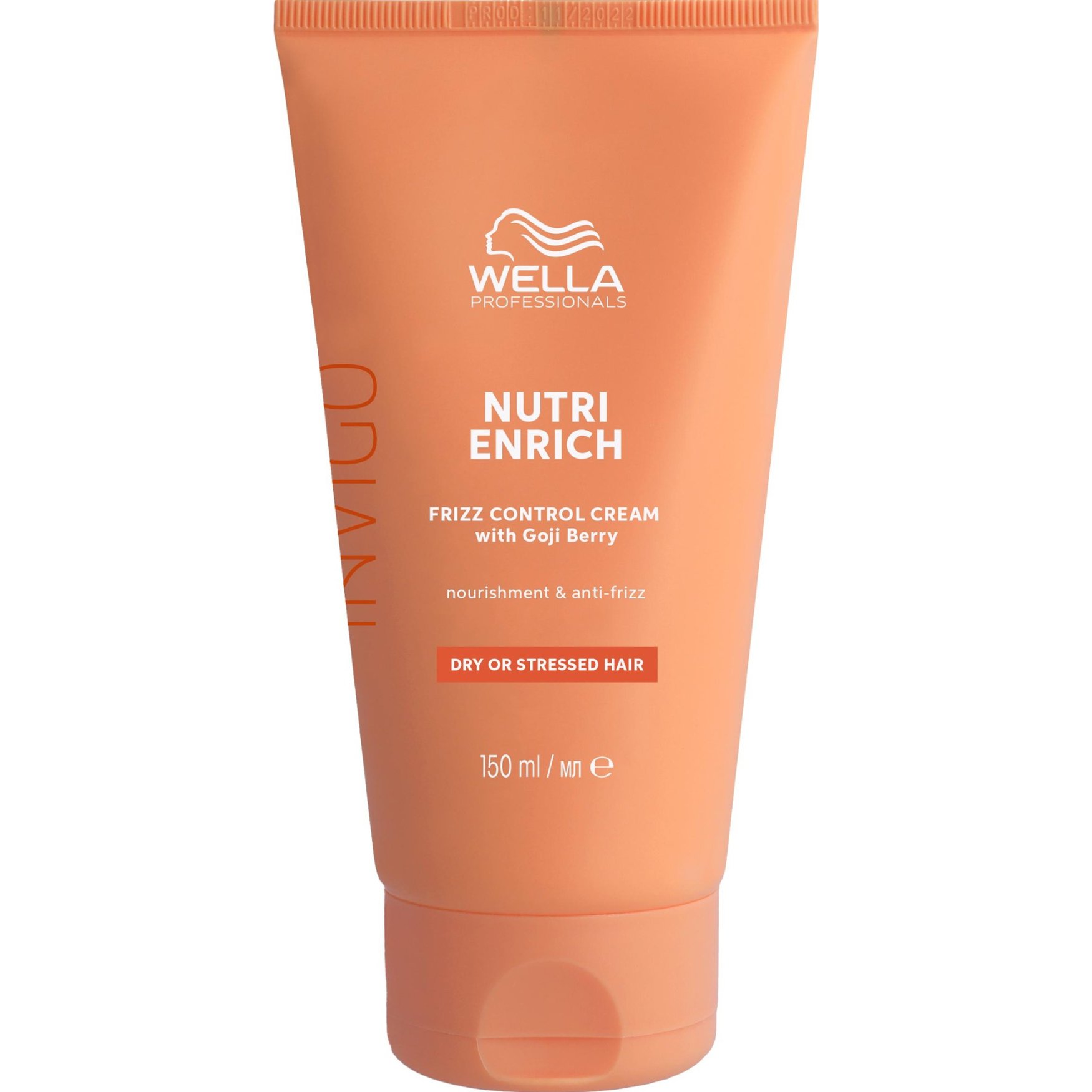 Wella Wella Professionals Invigo Nutri Enrich Frizz Control Cream with Goji Berry for Dry or Stressed Hair Κρέμα Προστασίας Ενάντια στο Φριζάρισμα που Ισιώνει & Θρέφει τα Ατίθασα Μαλλιά 150ml