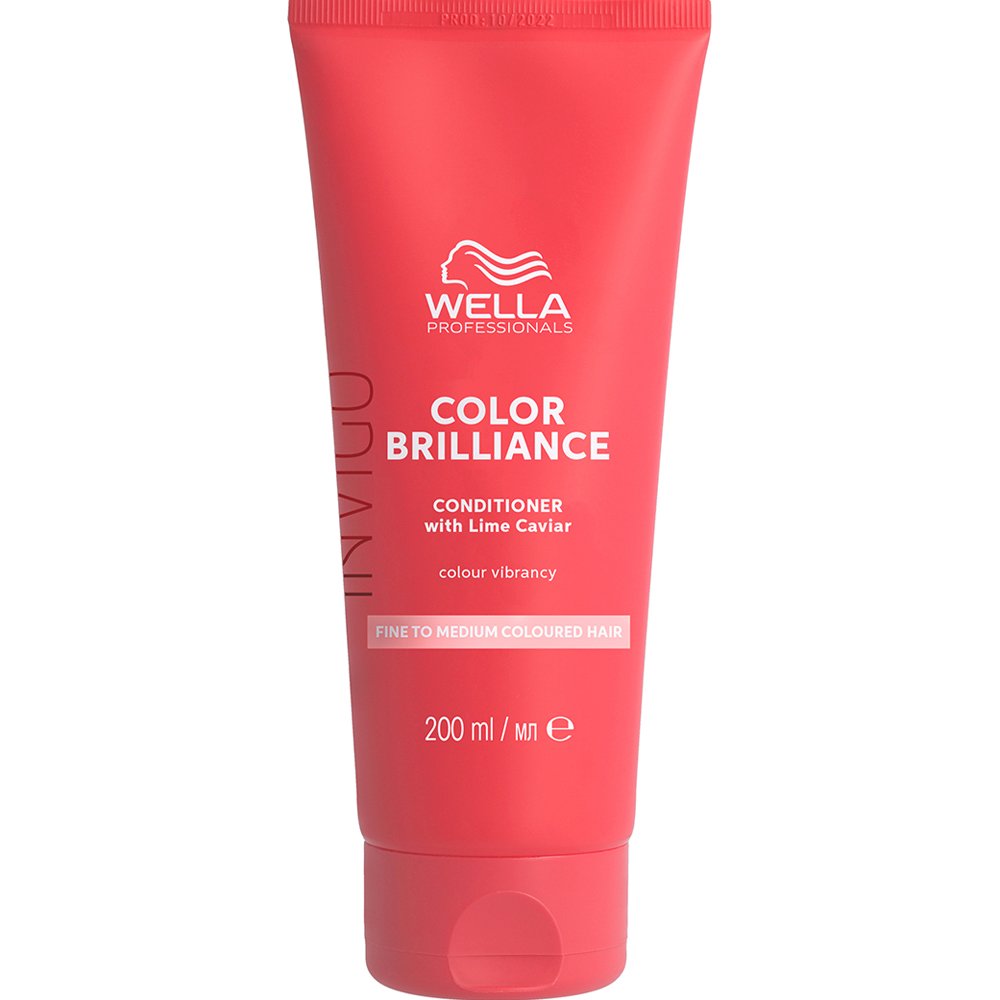 Wella Wella Professionals Invigo Color Brilliance Conditioner With Lime Caviar Fine to Medium Coloured Hair Μαλακτική Κρέμα για Βελτίωση της Ζωντάνιας του Χρώματος σε Βαμμένα Λεπτά έως Κανονικά Μαλλιά 200ml