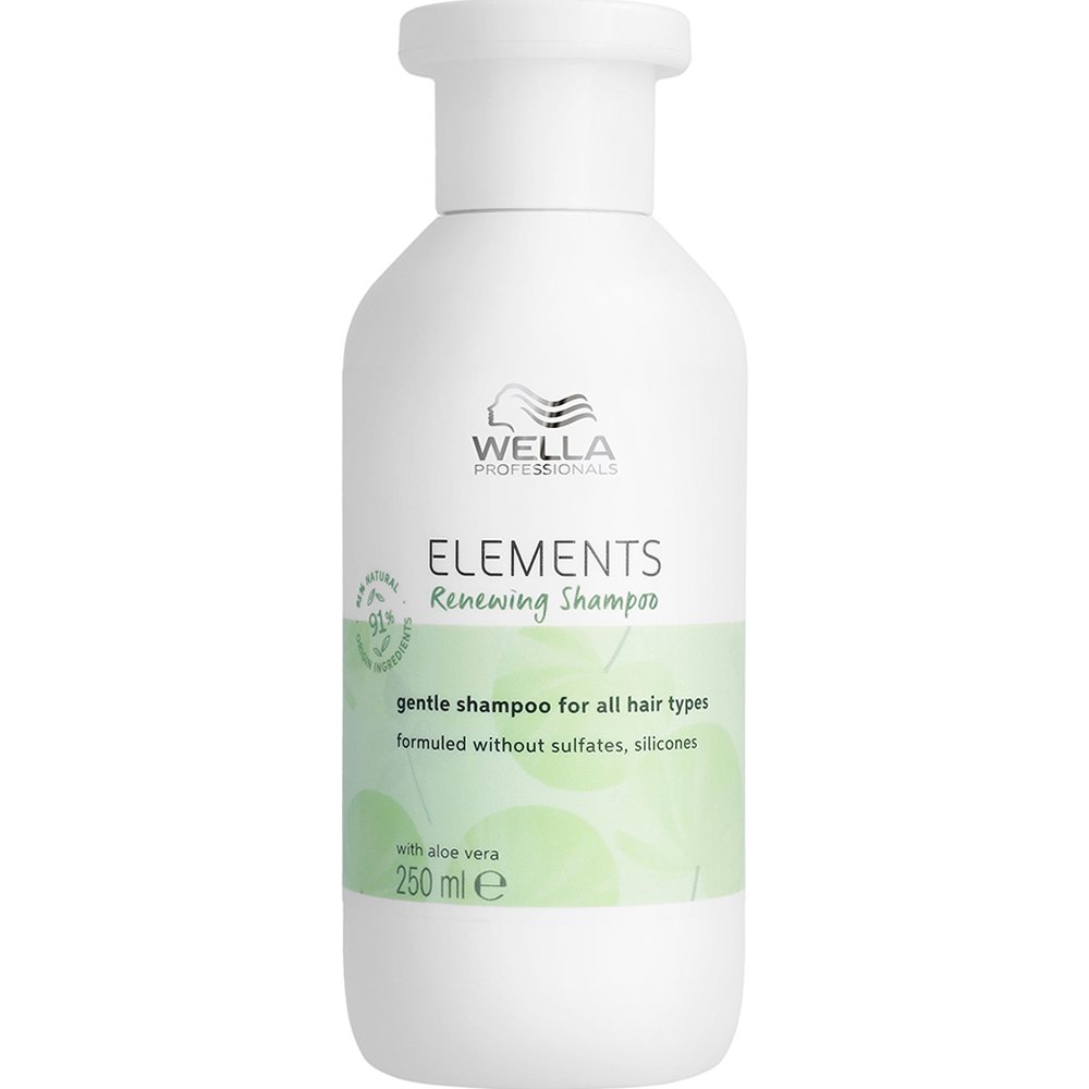 Wella Wella Professionals Elements Renewing Shampoo with Aloe Vera for all Hair Types Σαμπουάν Ήπιας Σύνθεσης με Αλόη για Όλους τους Τύπους Μαλλιών 250ml