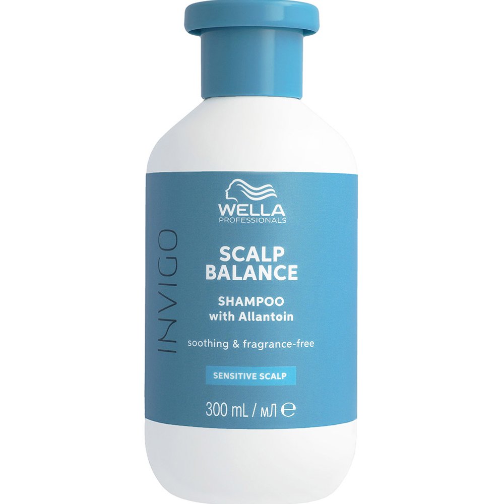 Wella Wella Professionals Invigo Scalp Balance Soothing & Fragrance - Free Shampoo with Allantoin for Sensitive Scalp Καταπραϋντικό Σαμπουάν Χωρίς Άρωμα με Αλλαντοΐνη που Ανακουφίζει το Ευαίσθητο Τριχωτό Κεφαλής 300ml