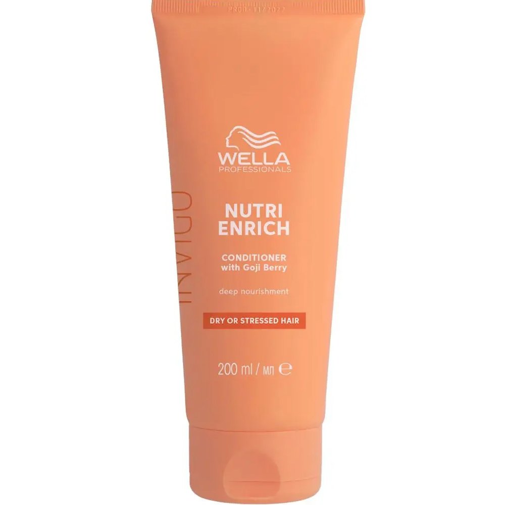 Wella Wella Professionals Invigo Nutri Enrich Deep Nourishment Conditioner with Goji Berry for Dry or Stressed Hair Μαλακτική Κρέμα Βαθιάς Θρέψης που Προσφέρει Άμεση Ενυδάτωση & Ζωντάνια για Ξηρά & Ταλαιπωρημένα Μαλλιά 200ml