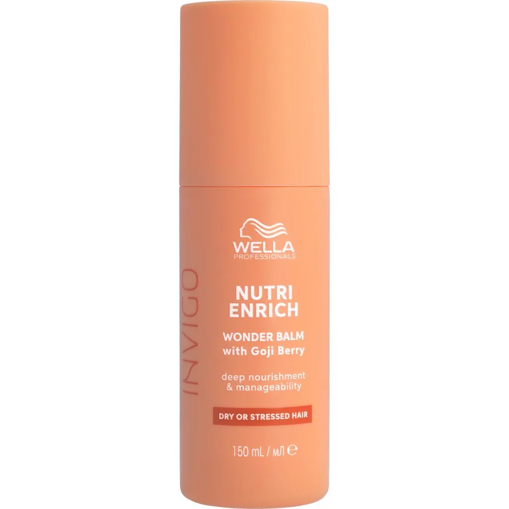 Wella Wella Professionals Invigo Nutri Enrich Wonder Balm Deep Nourishment with Goji Berry for Dry or Stressed Hair Βάλσαμο Βαθιάς Θρέψης Μεγάλης Διάρκειας που Λειαίνει & Προσφέρει Λάμψη σε Ξηρά & Ταλαιπωρημένα Μαλλιά 150ml