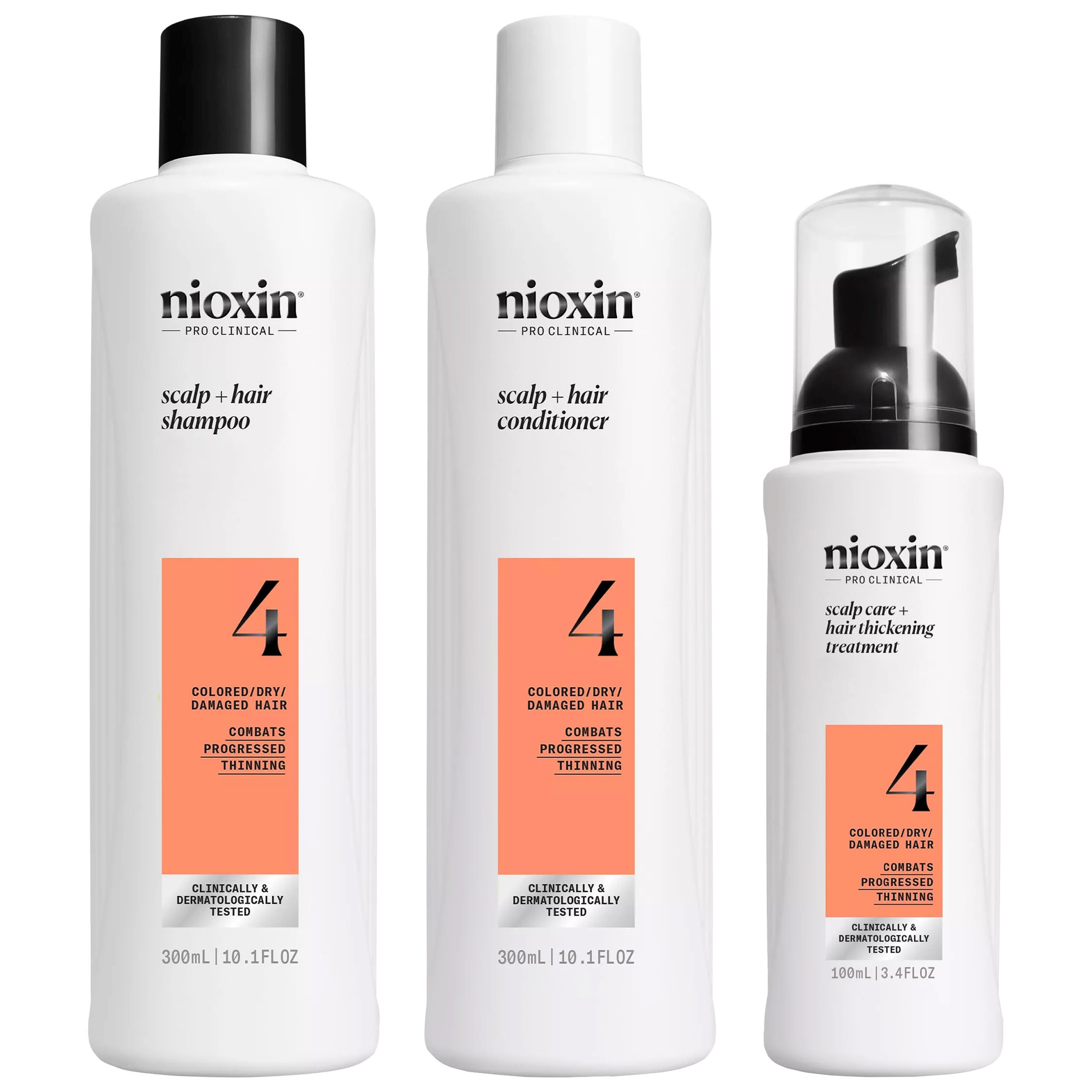 Nioxin Scalp & Hair Promo System 4 Shampoo 150ml & Conditioner 150ml & Treatment Serum 50ml