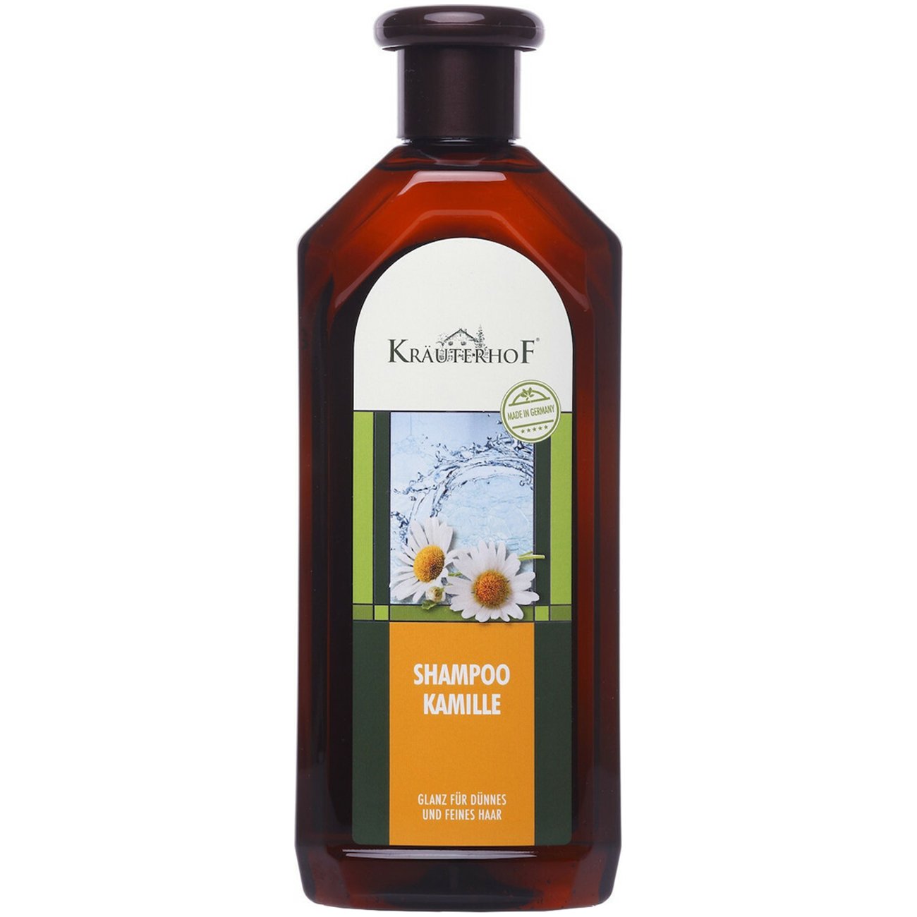 Krauterhof Krauterhof Shampoo Kamille for Colored & Thin Hair Απαλό Σαμπουάν με Εκχύλισμα Χαμομηλιού για Βαμμένα & Ταλαιπωρημένα Μαλλιά 500ml