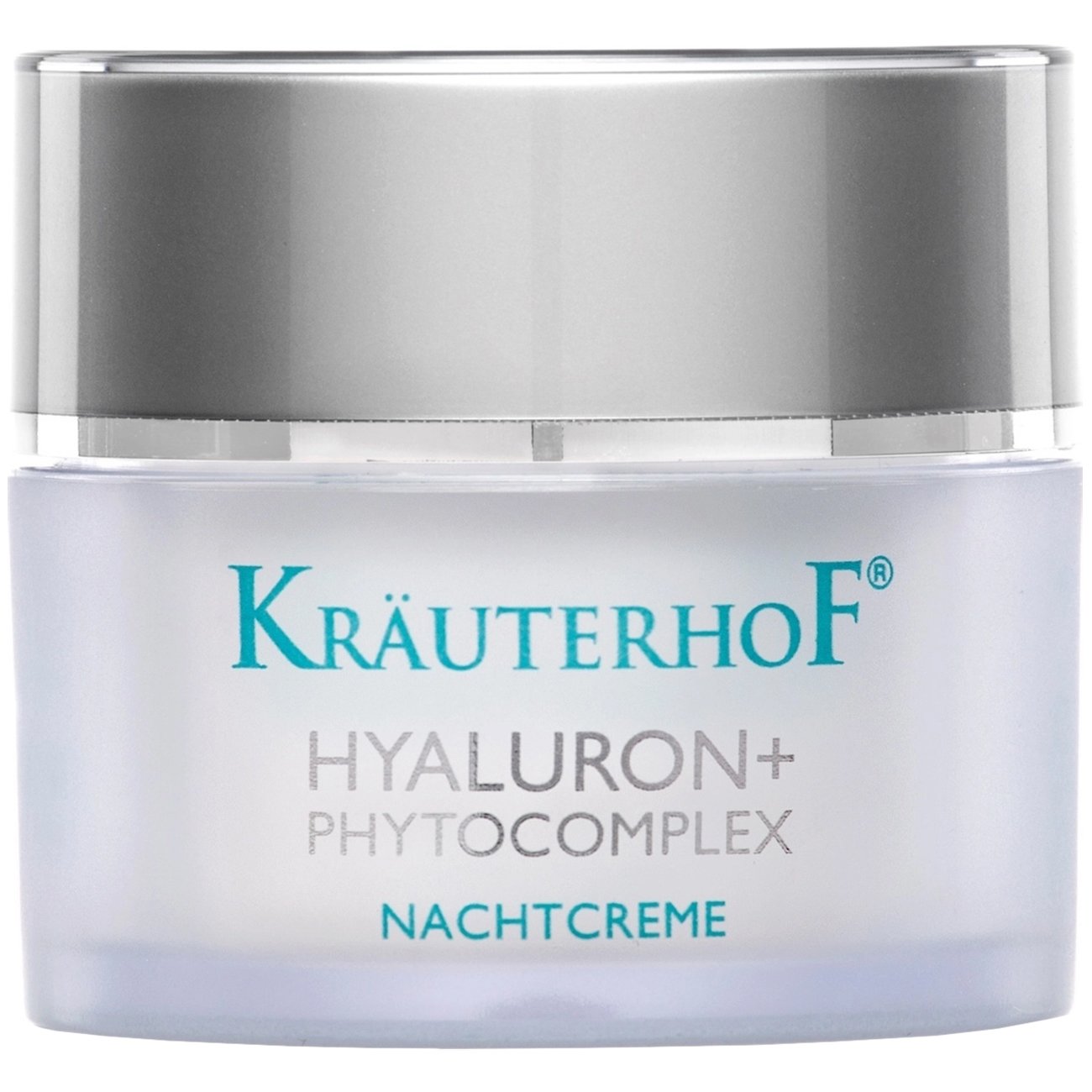 Krauterhof Krauterhof Hyaluron+ Phytocomplex Night Cream Ενυδατική Κρέμα Νυκτός Προσώπου, Λαιμού με Υαλουρονικό Οξύ, Κατάλληλη για Ευαίσθητες, Ξηρές Επιδερμίδες 50ml