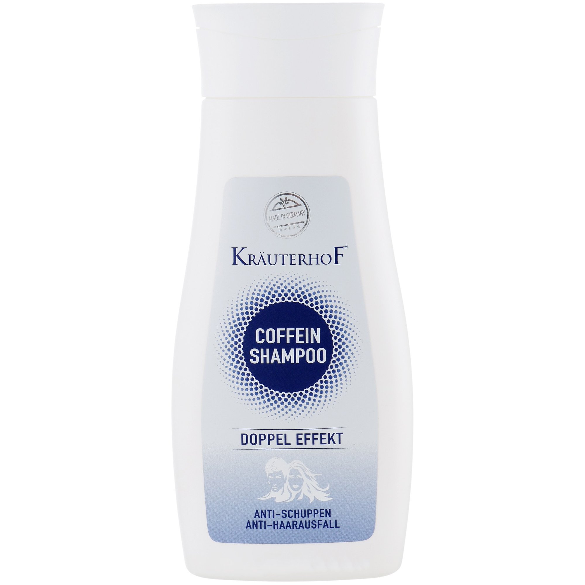 Krauterhof Krauterhof Coffein Shampoo Anti-Dandruff & Anti-Hairloss Σαμπουάν με Καφεΐνη Διπλής Δράσης Κατά της Πιτυρίδας & της Τριχόπτωσης 250ml