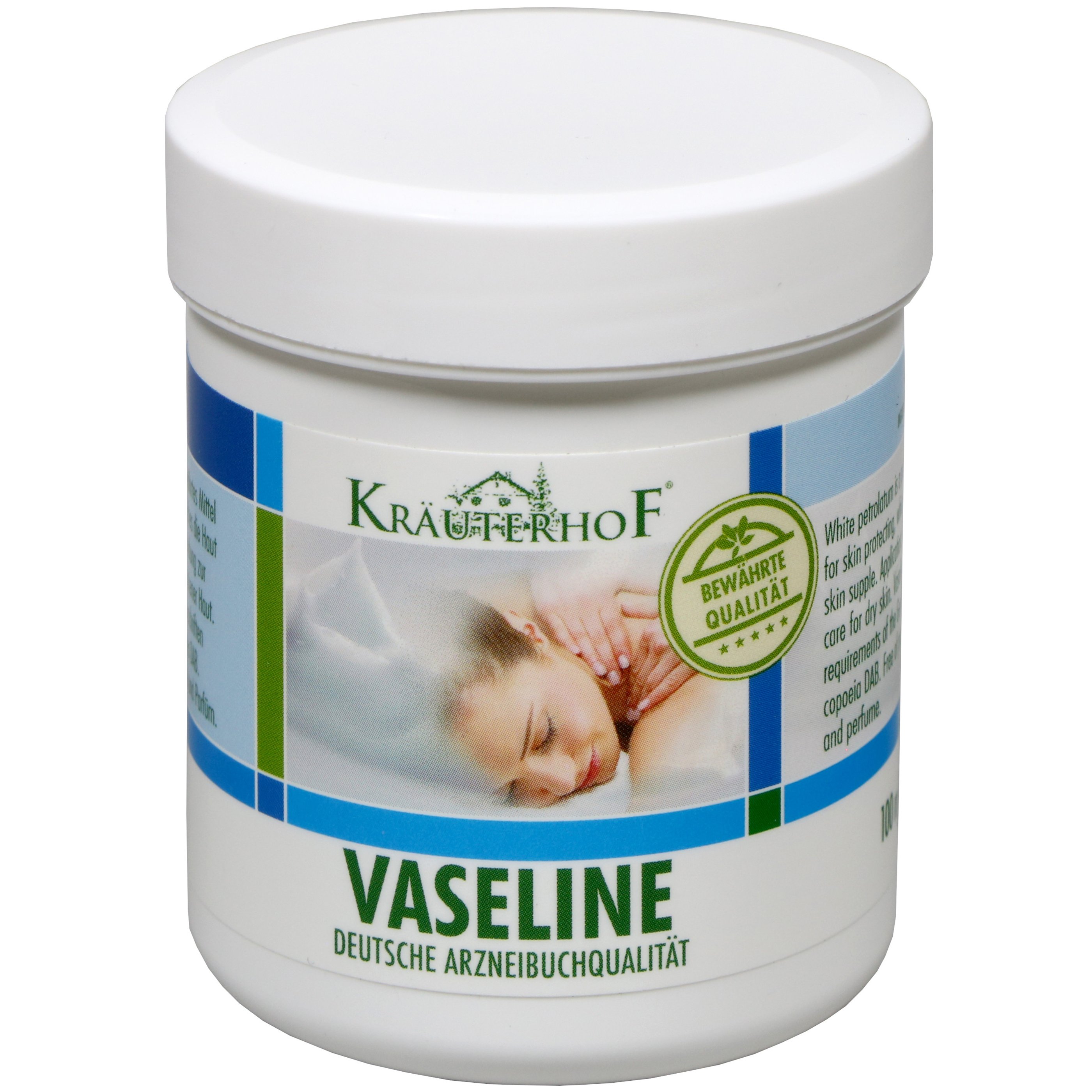 Krauterhof Krauterhof Vaseline Φαρμακευτική Βαζελίνη Πολλαπλών Χρήσεων για Ερεθισμένο & Σκασμένο Δέρμα 100ml