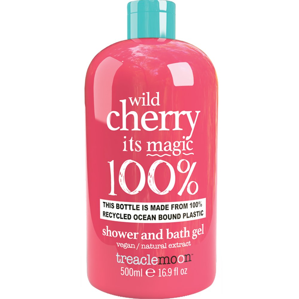 Treaclemoon Treaclemoon Wild Cherry Magic Bath & Shower Gel Αναζωογονητικό & Ενυδατικό Αφρόλουτρο Σώματος με Φρουτώδες Άρωμα Άγριου Κερασιού 500ml