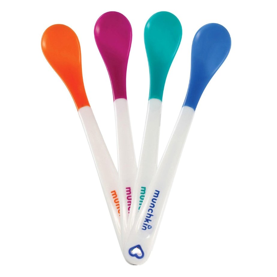 Munchkin Munchkin White Hot Safety Spoons Κουτάλια Ασφαλείας με Ειδοποίηση Υπερθέρμανσης White Hot 4m+, 4Τμχ