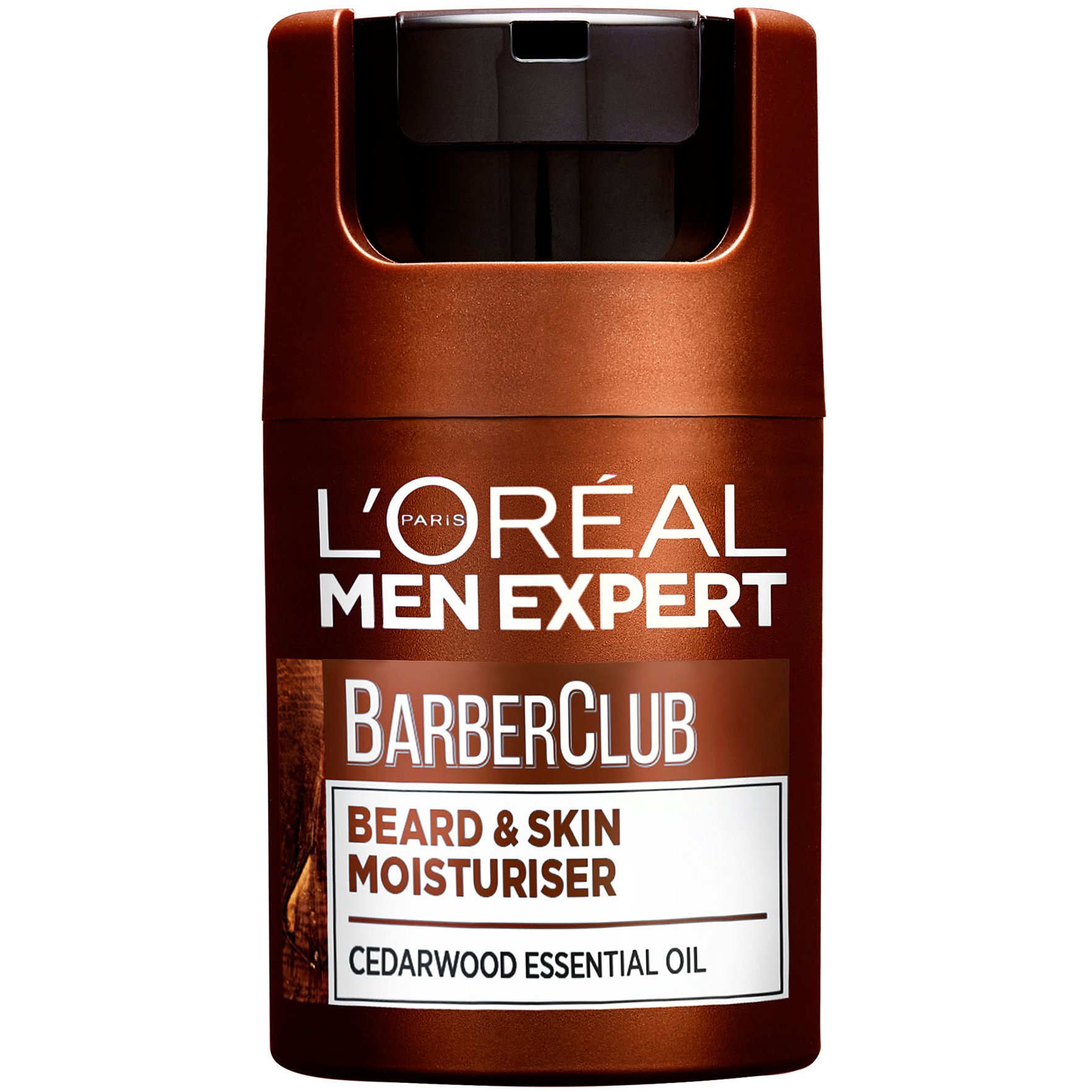 Loreal Paris L'oreal Paris Men Expert Barber Club Beard & Skin Moisturiser Ενυδατική Κρέμα για Πρόσωπο & Γένια με Αιθέριο Έλαιο Κέδρου 50ml