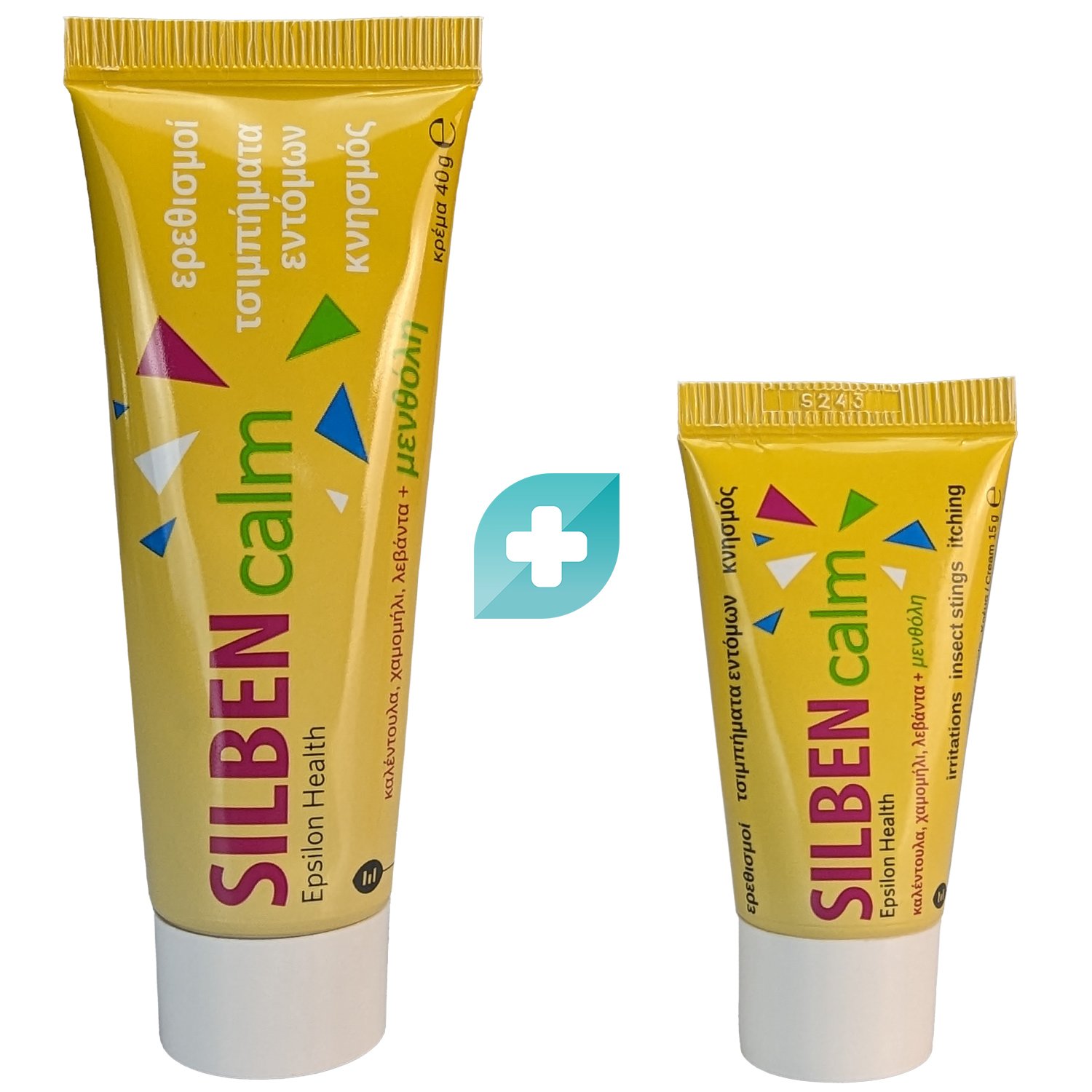 EPSILON HEALTH Σετ Silben Calm Relieves from Irritations Cream Κρέμα με Εκχύλισμα Καλέντουλας για Αντιμετώπιση από Ερεθισμούς & Τσιμπήματα 40g & Δώρο 15g