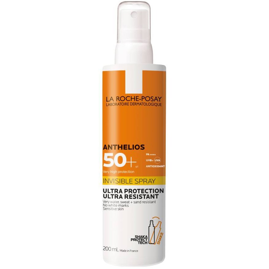 La Roche-Posay La Roche-Posay Anthelios Invisible Spray Ultra Protection Spf50+ Αντηλιακό Spray Προσώπου, Σώματος Πολύ Υψηλής Προστασίας 200ml