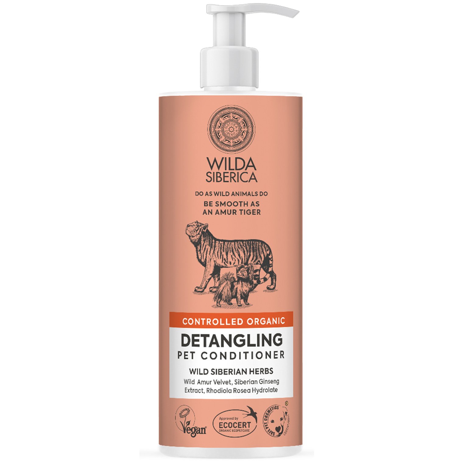 Natura Siberica Natura Siberica Wilda Organic Detangling Pet Conditioner Οργανική Μαλακτική Κρέμα Κατοικιδίων για Ευκολοχτένιστα Μακριά & Μεσαία Τριχώματα 400ml