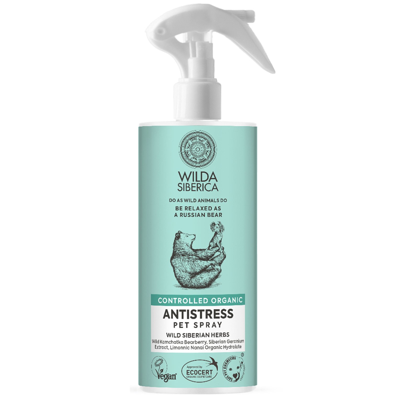 Natura Siberica Natura Siberica Wilda Organic Antistress Pet Spray Καταπραϋντικό Spray Κατά του Άγχους για το Τρίχωμα των Κατοικιδίων 250ml