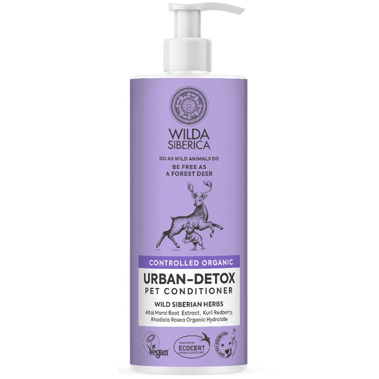 Natura Siberica Natura Siberica Wilda Organic Urban-Detox Pet Conditioner Αντιοξειδωτική & Αποτοξινωτική Οργανική Μαλακτική Κρέμα Αναζωογόνησης για Κατοικίδια 400ml