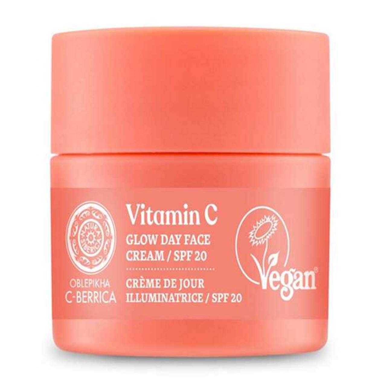 Natura Siberica Oblepikha C-Berrica Vitamin C Glowing Day Face Cream Spf20 Κρέμα Ημέρας Προσώπου Μέτριας Αντηλιακής Προστασίας με Βιταμίνη C για Αποτοξίνωση 50ml φωτογραφία