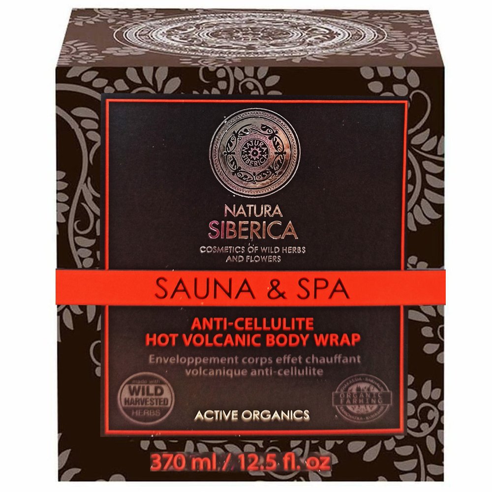 Natura Siberica Sauna & Spa Anti-Cellulite Hot Volcanic Body Wrap Φυσική Ηφαιστειακή Θερμική Λάσπη Σώματος Κατά της Κυτταρίτιδας 370ml φωτογραφία