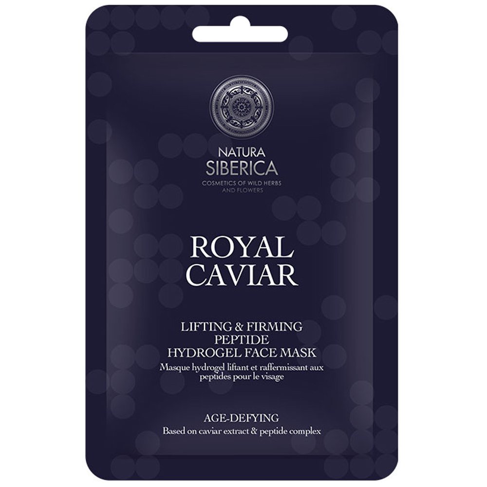 Natura Siberica Natura Siberica Royal Caviar Lifting & Firming Peptide Hydrogel Face Mask Ενυδατική Μάσκα Προσώπου Άμεσης Επίδρασης που Εξαλείφει τα Σημάδια Κούρασης 30g