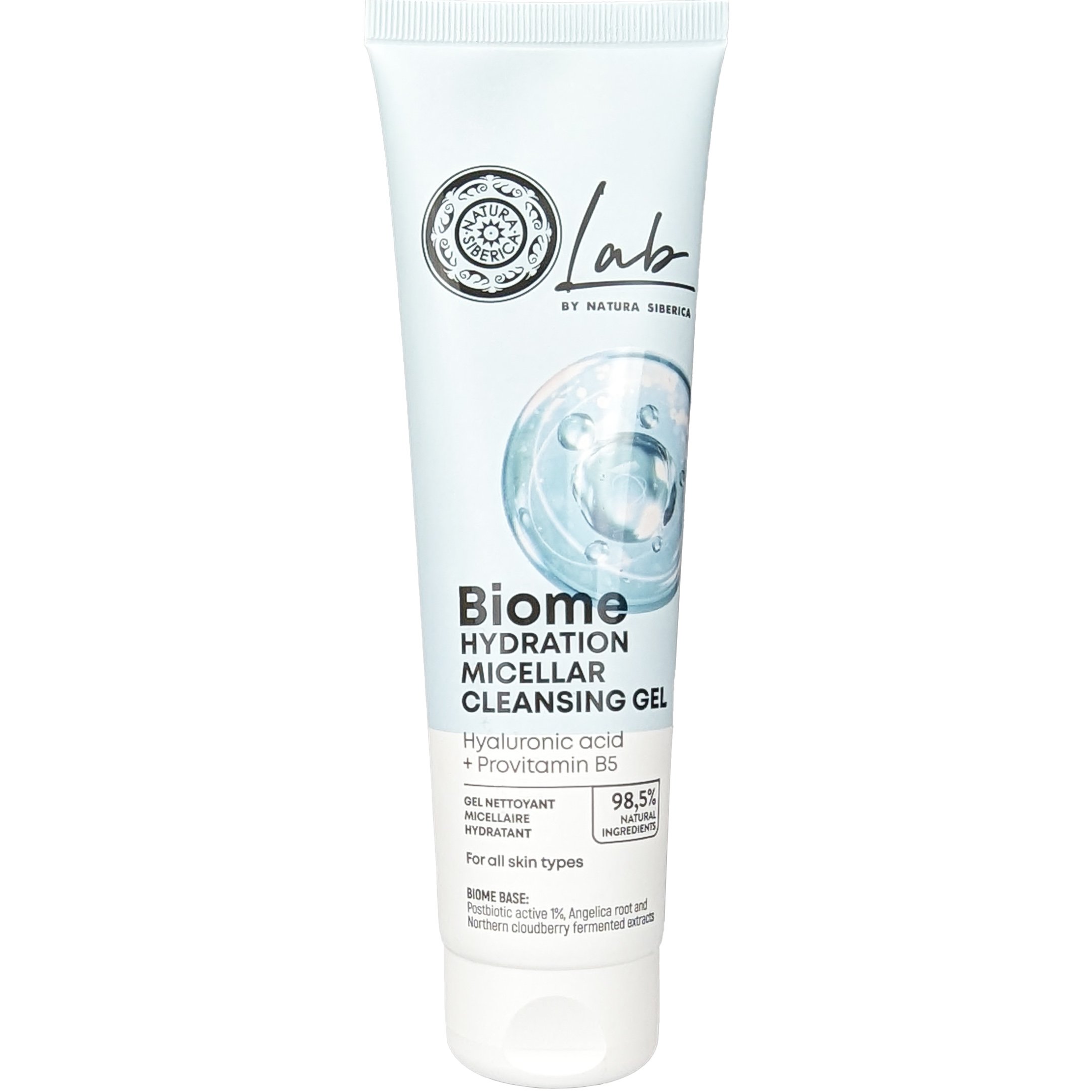 Natura Siberica Natura Siberica Lab Biome Hydration Micellar Cleansing Gel 140ml,Ενυδατικό Τζελ Καθαρισμού με Υαλουρονικό Οξύ & Προβιταμίνη Β5