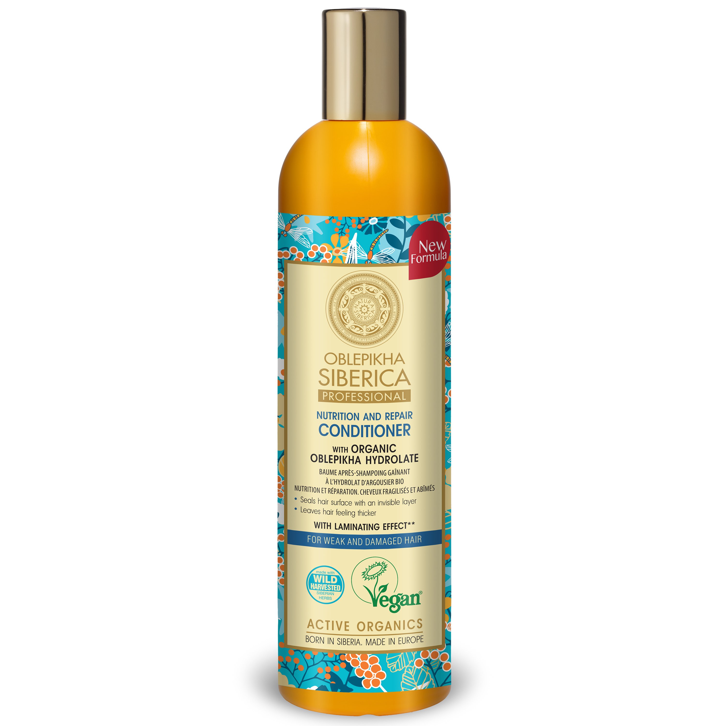 Natura Siberica Oblepikha Nutrition & Repair Conditioner Θρεπτική, Επανορθωτική Μαλακτική Κρέμα Μαλλιών για Αδύναμα, Ταλαιπωρημένα Μαλλιά 400ml φωτογραφία