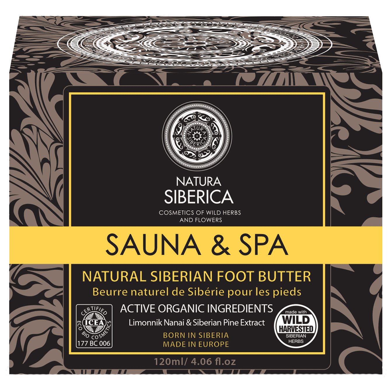 Natura Siberica Natura Siberica Sauna & Spa Natural Siberian Foot Butter Τονωτικό Butter για τα Πόδια 120ml