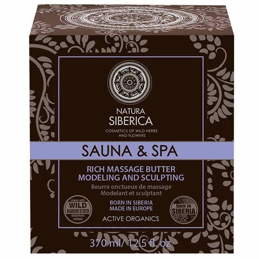 Natura Siberica Natura Siberica Sauna & Spa Rich Massage Butter Modeling & Sculpting Πλούσιο Βούτυρο για Μασάζ Κατά της Κυτταρίτιδας 370ml