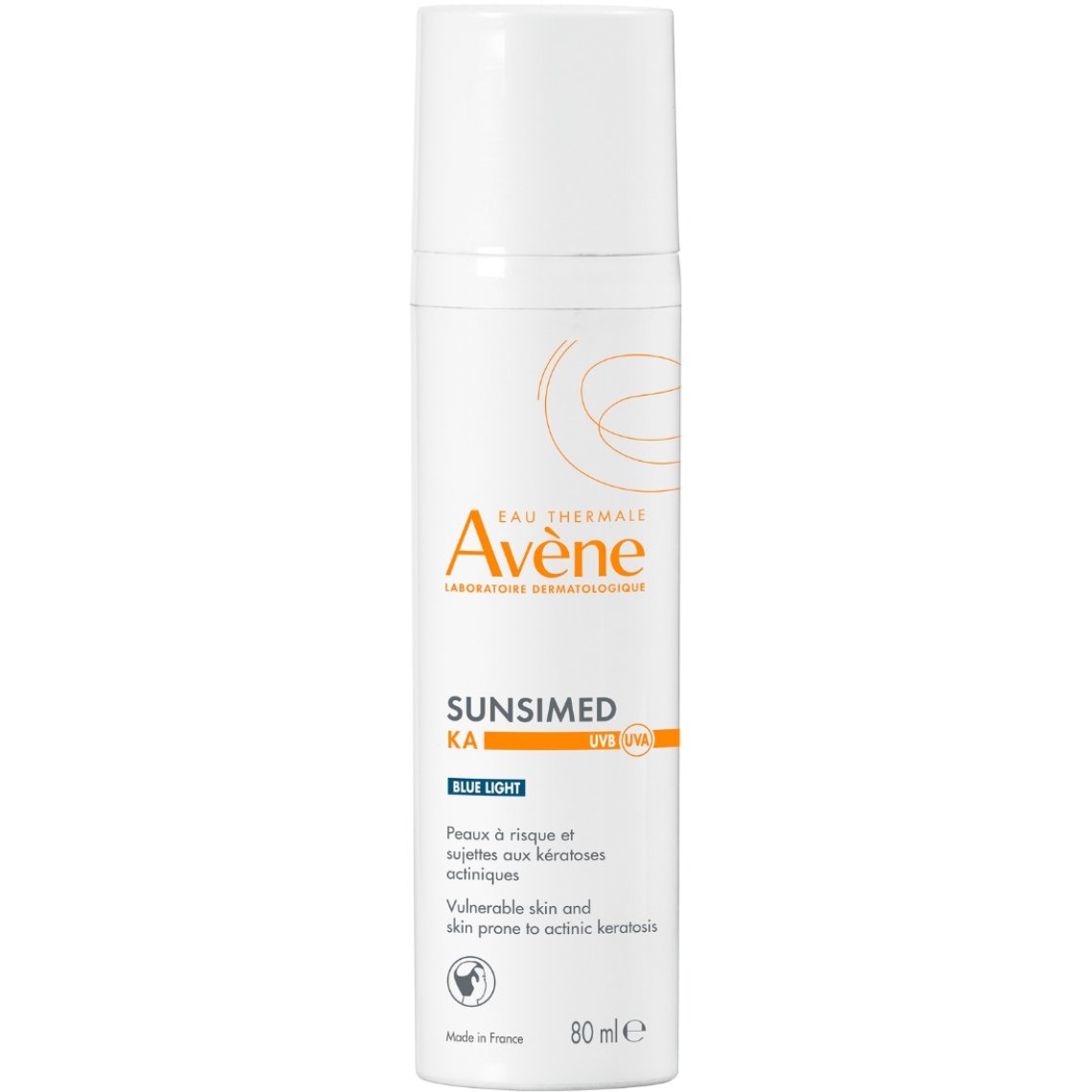 Avène Avene SunsiMed KA Spf50+ Αντηλιακή Κρέμα Προσώπου - Σώματος Πολύ Υψηλής Προστασίας, για Πρόληψη - Αντιμετώπιση των Ακτινικών Υπερκερατώσεων 80ml