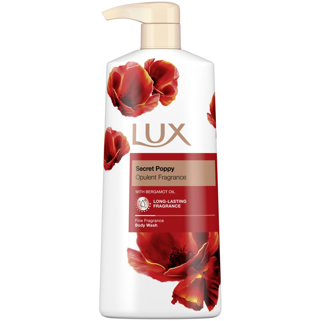 Lux LUX Secret Poppy Body Wash with Scent of Bergamot Αφρόλουτρο με Έντονο Άρωμα από Άνθη Εξωτικών Λουλουδιών & Περγαμόντο 560ml