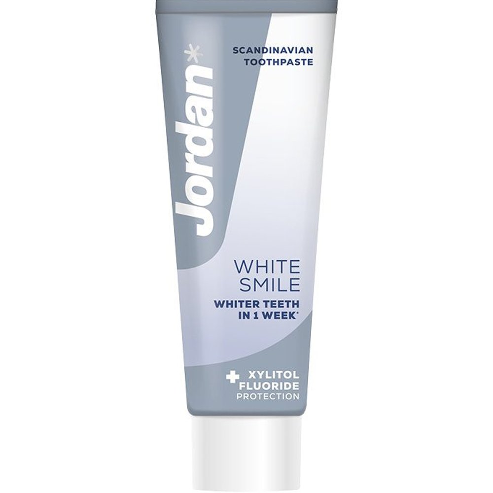 Jordan Jordan White Smile Toothpaste Φθοριούχος Λευκαντική Οδοντόκρεμα 75ml