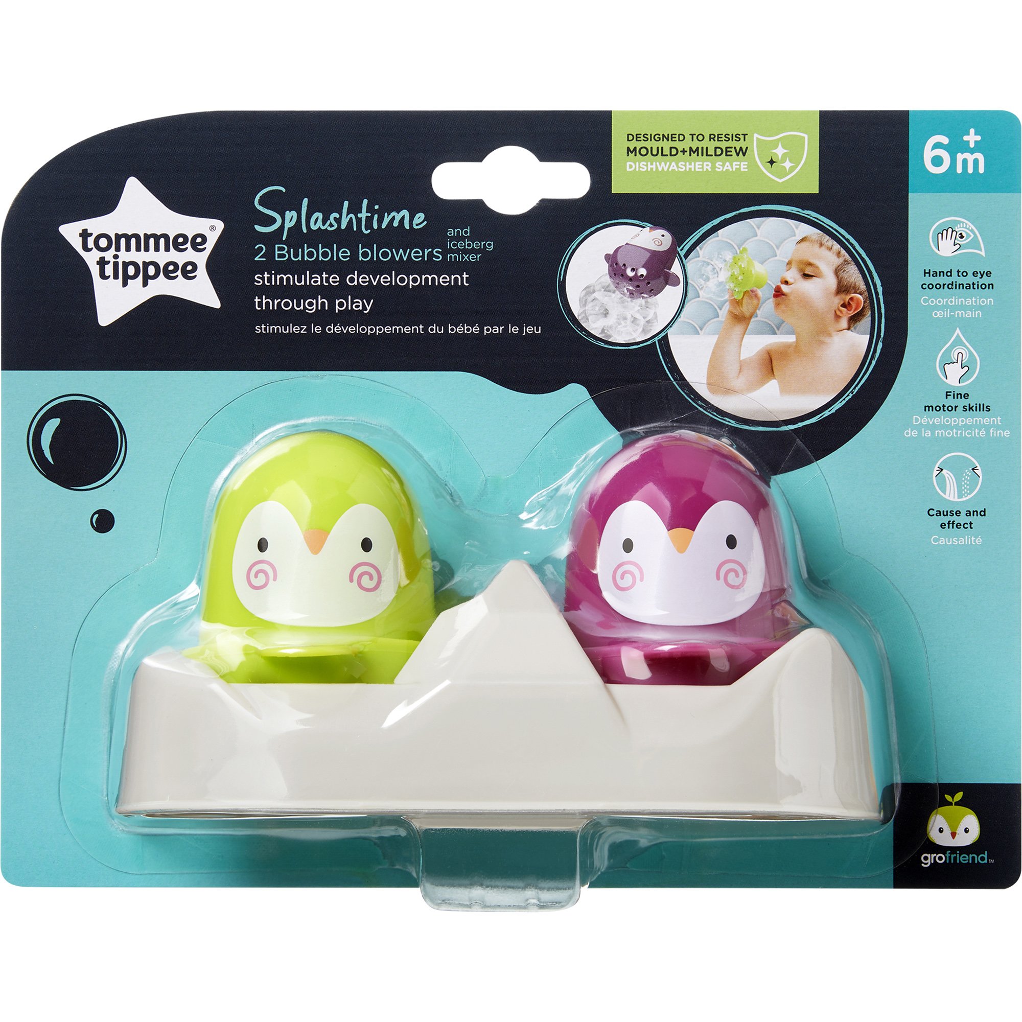 Tommee Tippee Tommee Tippee Splashtime Bubble Blowers Κωδ 491011 Παιχνίδια Μπάνιου για Σαπουνόφουσκες 6m+, 1 Τεμάχιο