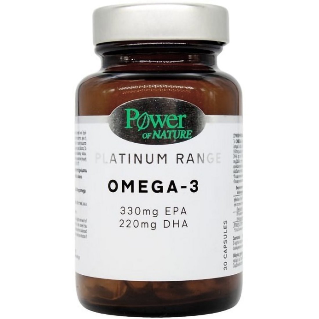 Power Health Power Health Platinum Range Omega-3 EPA 330mg & DHA 220mg Συμπλήρωμα Διατροφής με Ωμέγα 3 Λιπαρά Οξέα Υψηλής Συγκέντρωσης για τη Σωστή Λειτουργία της Καρδιάς, του Εγκεφάλου & των Ματιών 30 Soft.caps