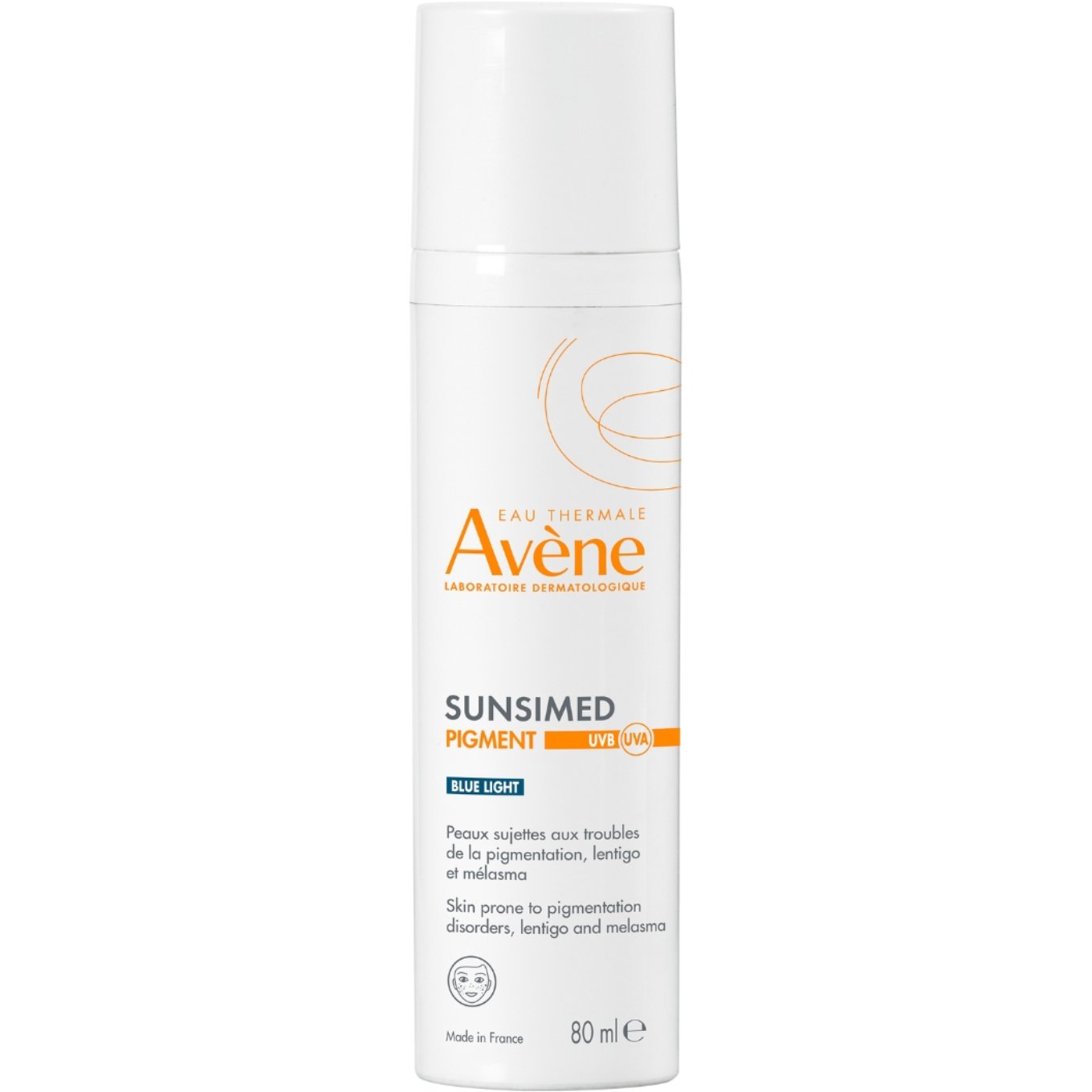 Avène Avene SunsiMed Pigment Spf50+ ​​​​​​​Αντηλιακή Κρέμα Προσώπου - Σώματος Πολύ Υψηλής Προστασίας με Χρώμα, για Προστασία από τη Φωτογήρανση & τις Κηλίδες που Προκαλούνται από την Υπεριώδη Ακτινοβολία 80ml