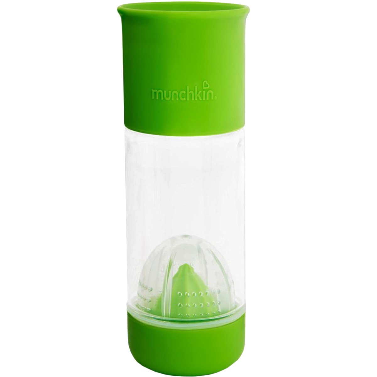 Munchkin Miracle 360° Fruit Infuser Ποτήρι με Θήκη - Στίφτη Φρούτων για να Δώσετε Γεύση στο Ρόφημα σας 12m+, 414ml - Πράσινο φωτογραφία