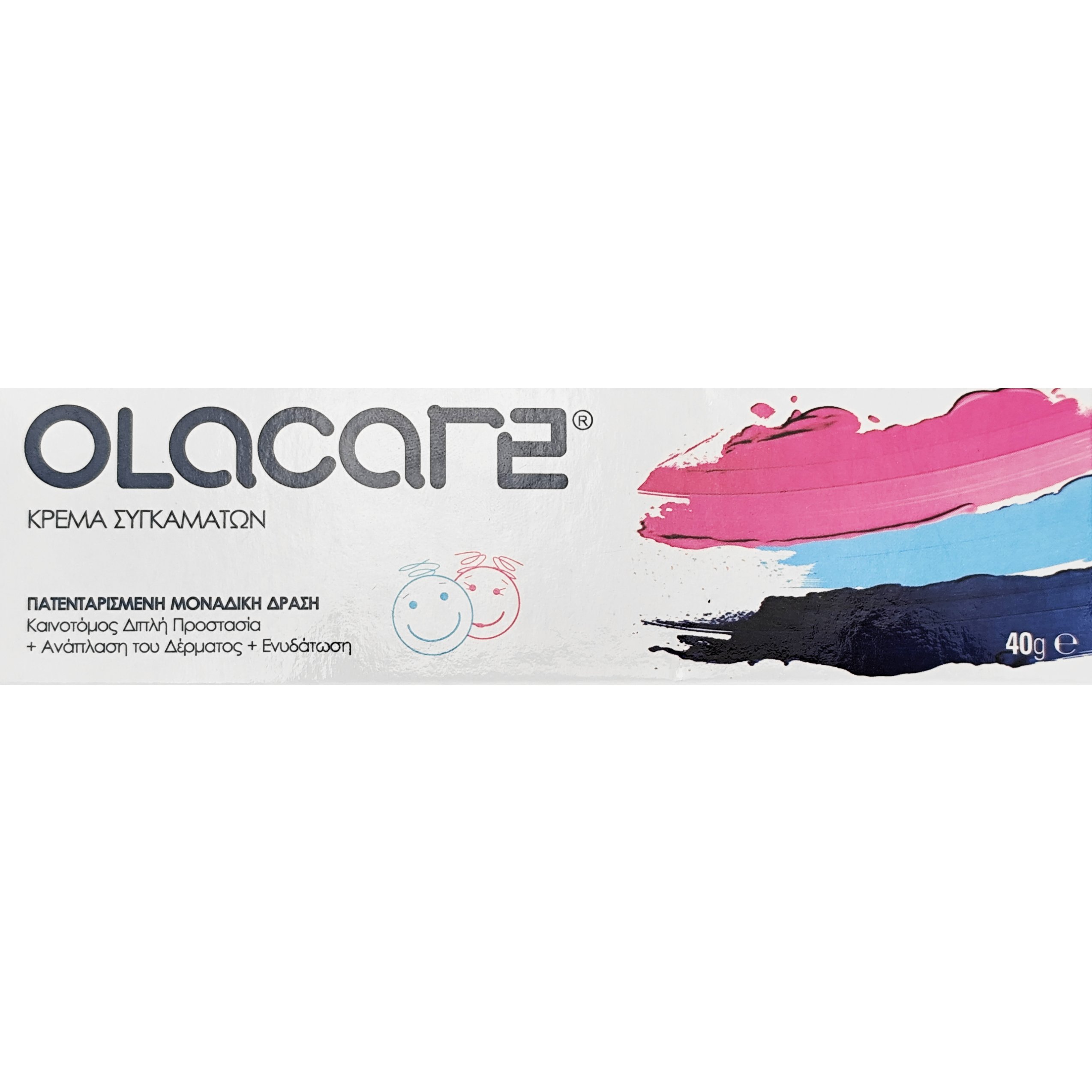 Eurodrug Olacare Nappy Cream Κρέμα Συγκαμάτων για Ενυδάτωση, Ανάπλαση & Προστασία του Δέρματος 40g φωτογραφία