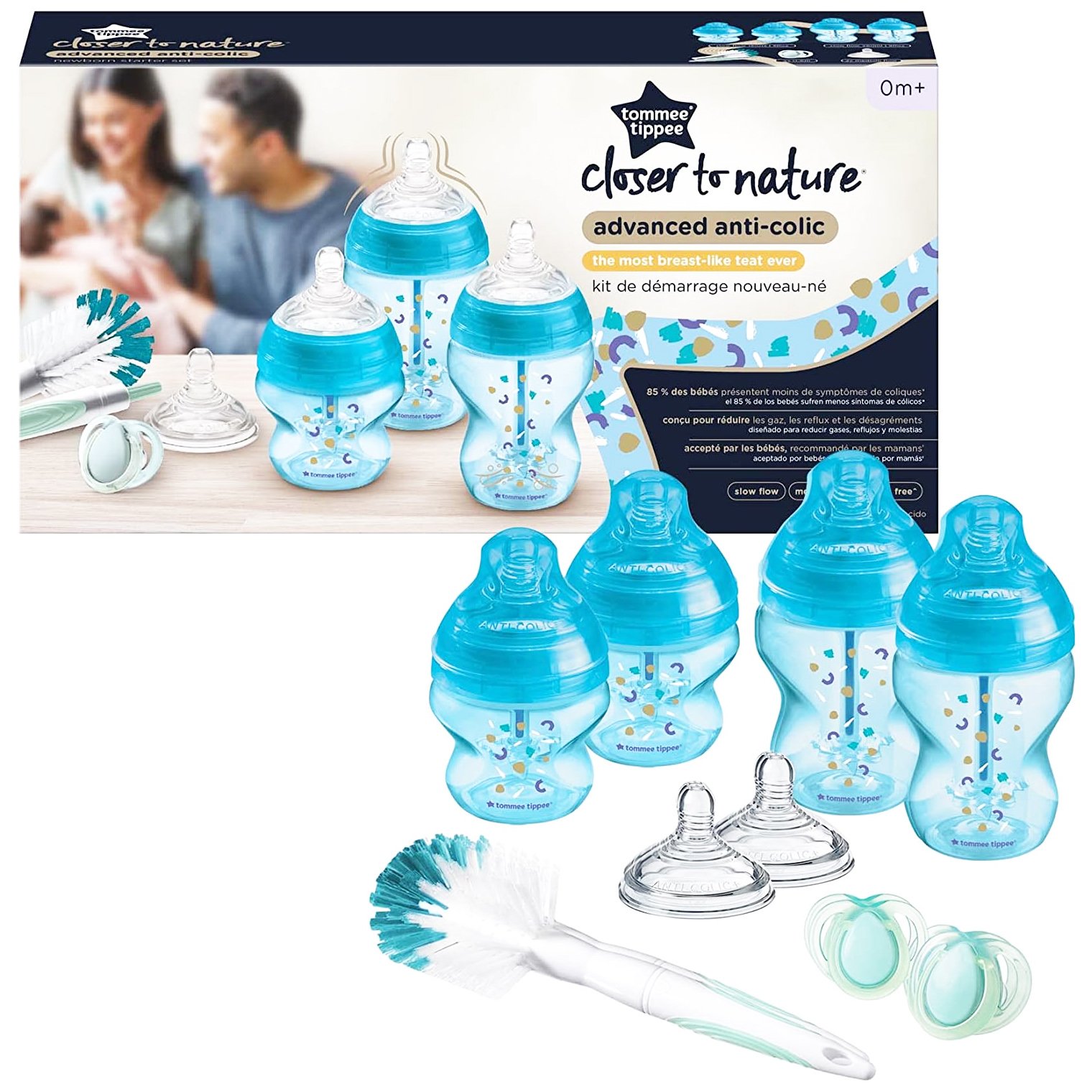 Tommee Tippee Πακέτο Προσφοράς Closer to Nature Newborn Starter Set 0m+ Κωδ 422751 Σετ Μπιμπερό Κατά των Κολικών για Νεογέννητα 9 Τεμάχια φωτογραφία