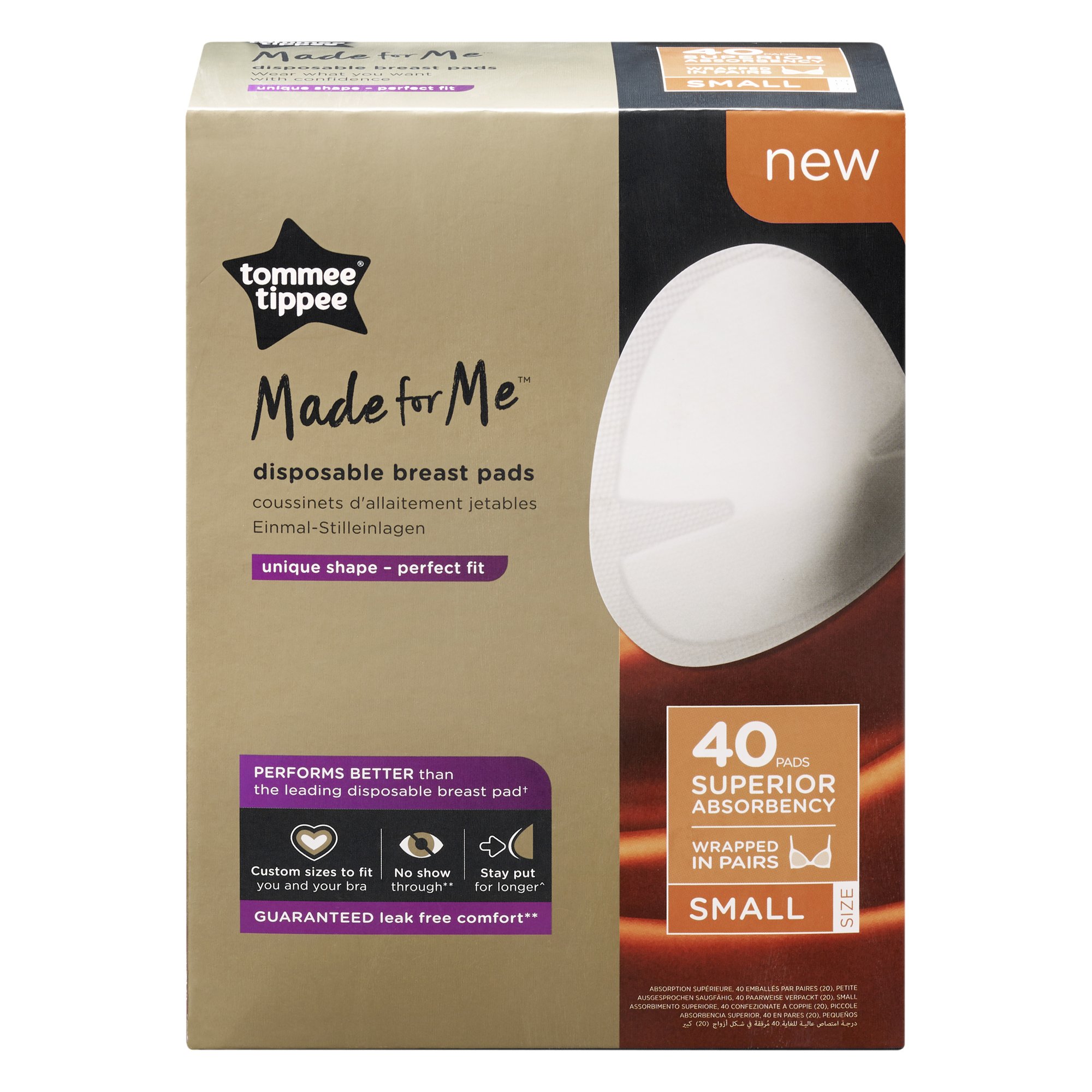 Tommee Tippee Tommee Tippee Disposable Breast Pads Daily Κωδ 423629 Επιθέματα Στήθους μίας Χρήσης 40 Τεμάχια - Small