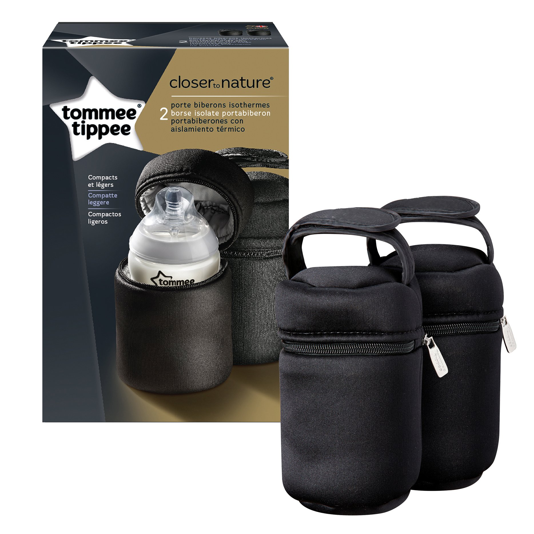 Tommee Tippee Tommee Tippee Closer to Nature Insulated Bottle Bags Κωδ 43129340 Ισοθερμική Τσάντα Μεταφοράς & Αποθήκευσης Μπιμπερό 2 Τεμάχια