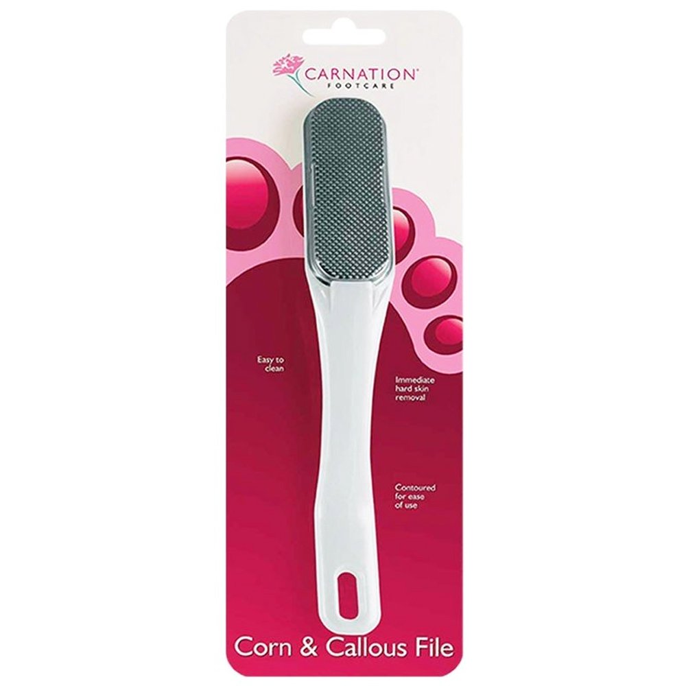 Vican Carnation Footcare Corn & Callous File Λίμα Ποδιών για την Απομάκρυνση των Σκληρύνσεων του Δέρματος Χωρίς Τραυματισμούς 1 Τεμάχιο