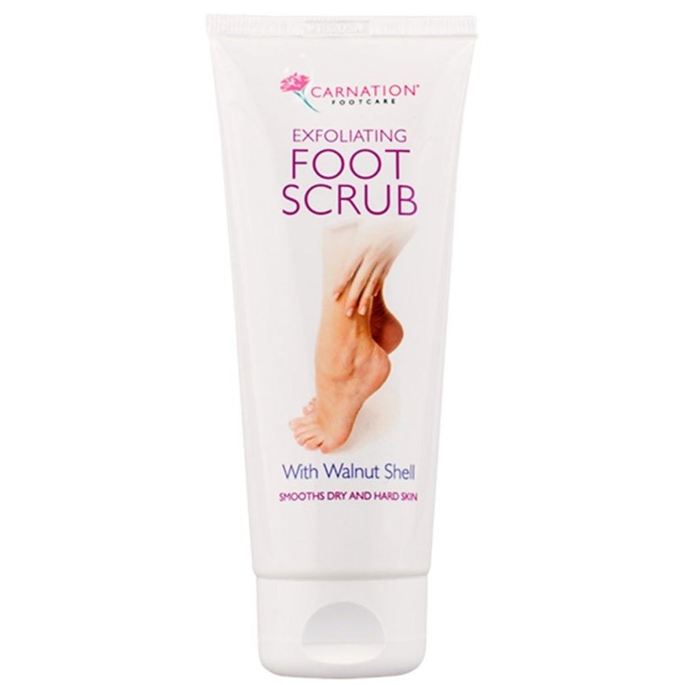 Carnation Carnation Footcare Exfoliating Foot Scrub with Walnut Shell Κρέμα Απολέπισης Ποδιών με Κέλυφος Καρυδιού για Απαλότητα & Αναζωογόνηση 100ml