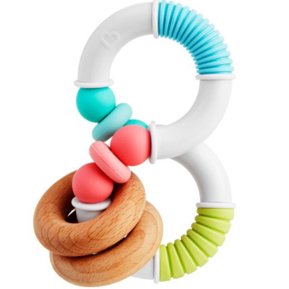 Munchkin Munchkin Sili Twisty 3m+ Bendable Wooden Teether Εκπαιδευτικό Μασητικό Οδοντοφυΐας με Πολλαπλές Υφές Σχεδιασμένο για την Ανακούφιση Από τον Πόνο & τη Φαγούρα των Ούλων Κωδ 12557, 1 Τεμάχιο